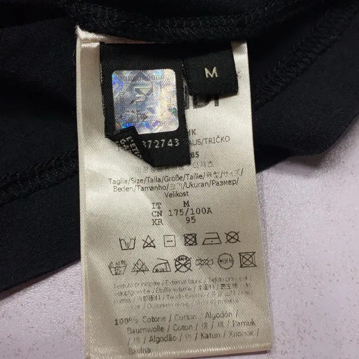 Fendi Fendi Black Short Sleeve T-Shirt with Signature -2507 Size US M / EU 48-50 / 2 - 3 Thumbnail