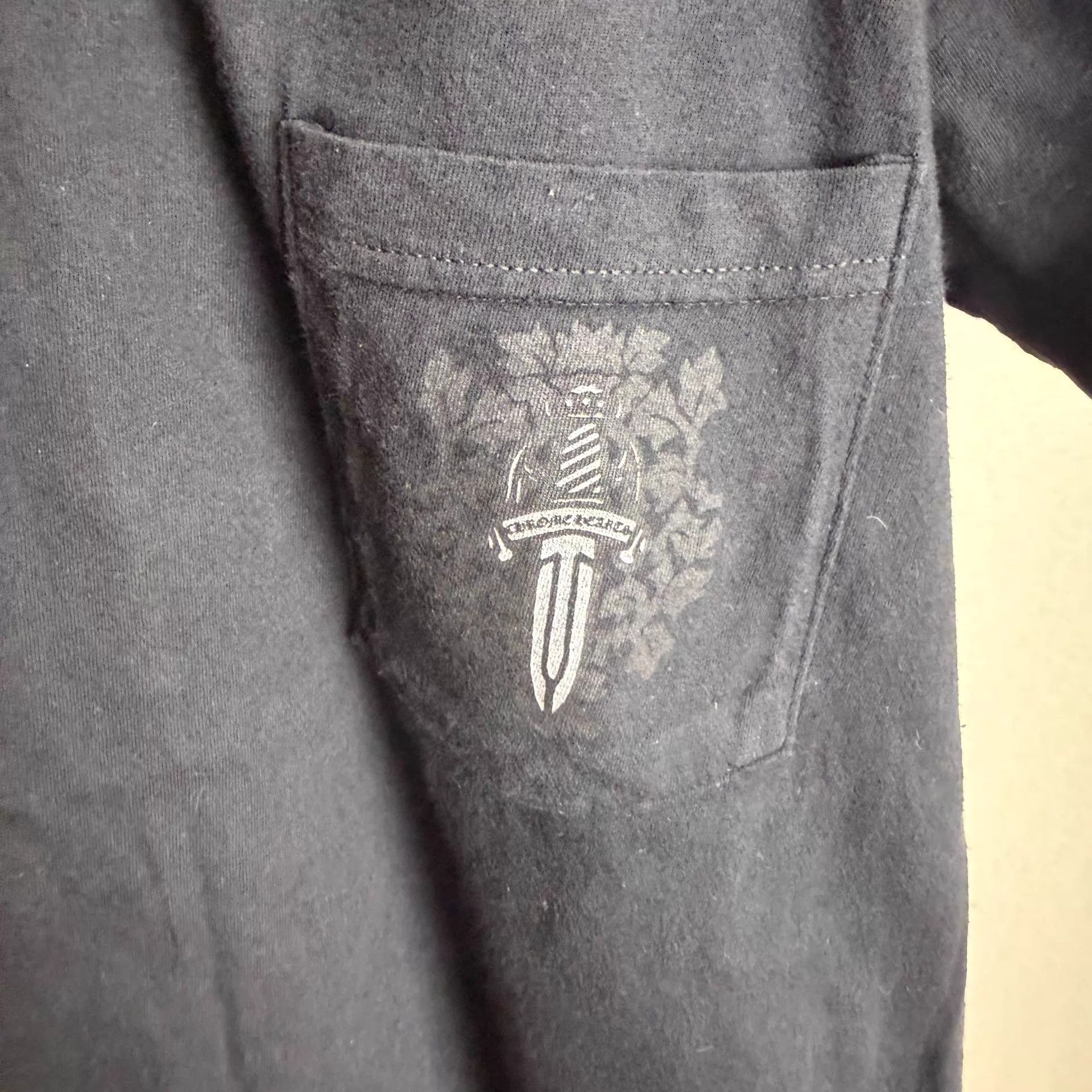 Chrome Hearts CH Black Sword Vine Pattern Short-Sleeve Tee S Size US S / EU 44-46 / 1 - 4 Thumbnail