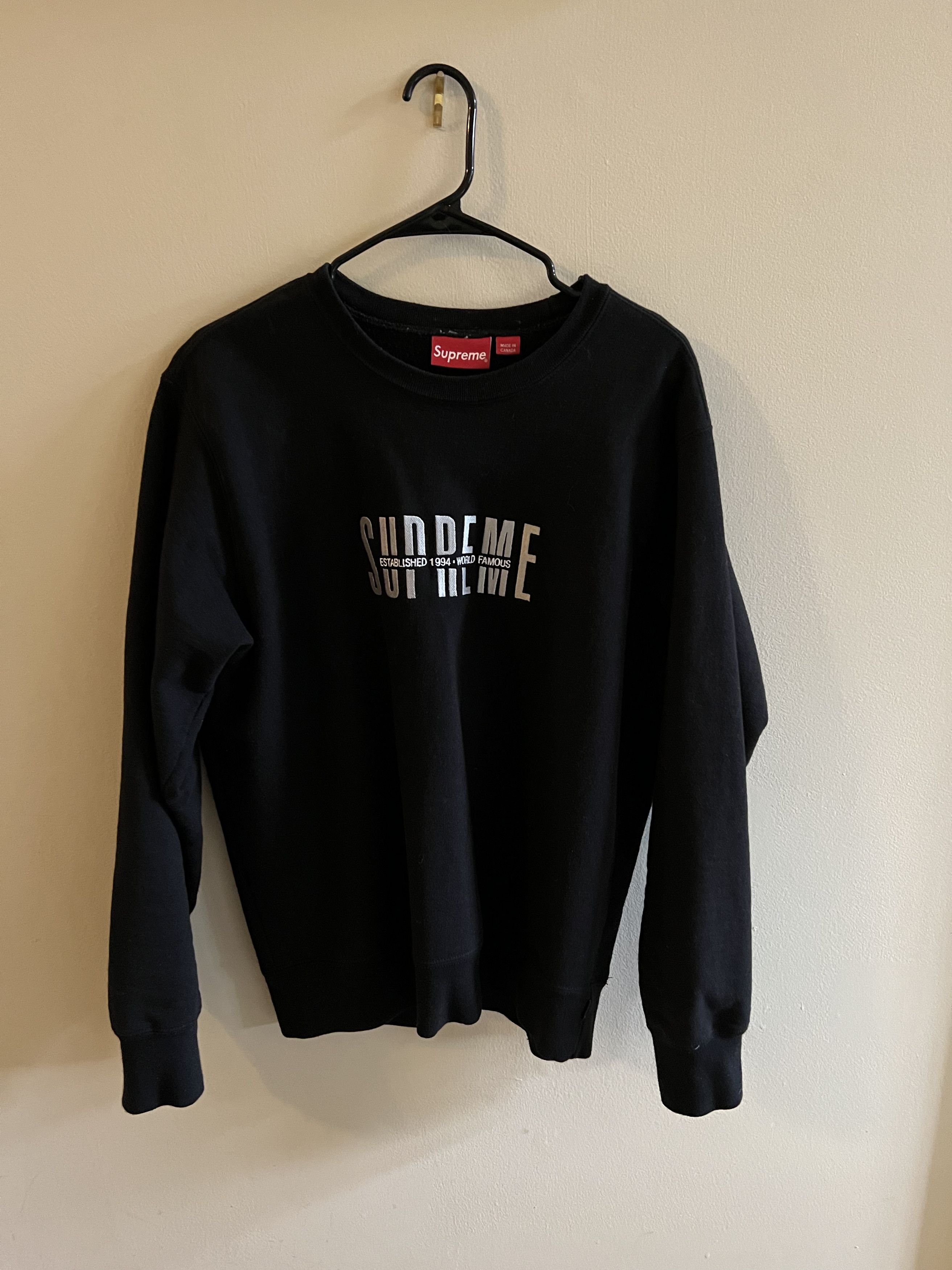 Supreme World Famous Crewneck | Grailed