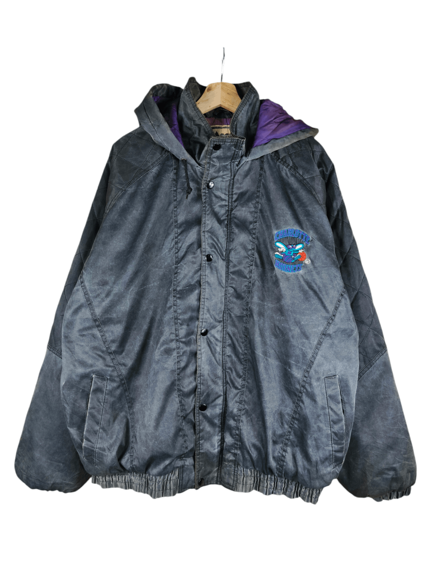 Vintage Nba Jacket Hornets | Grailed