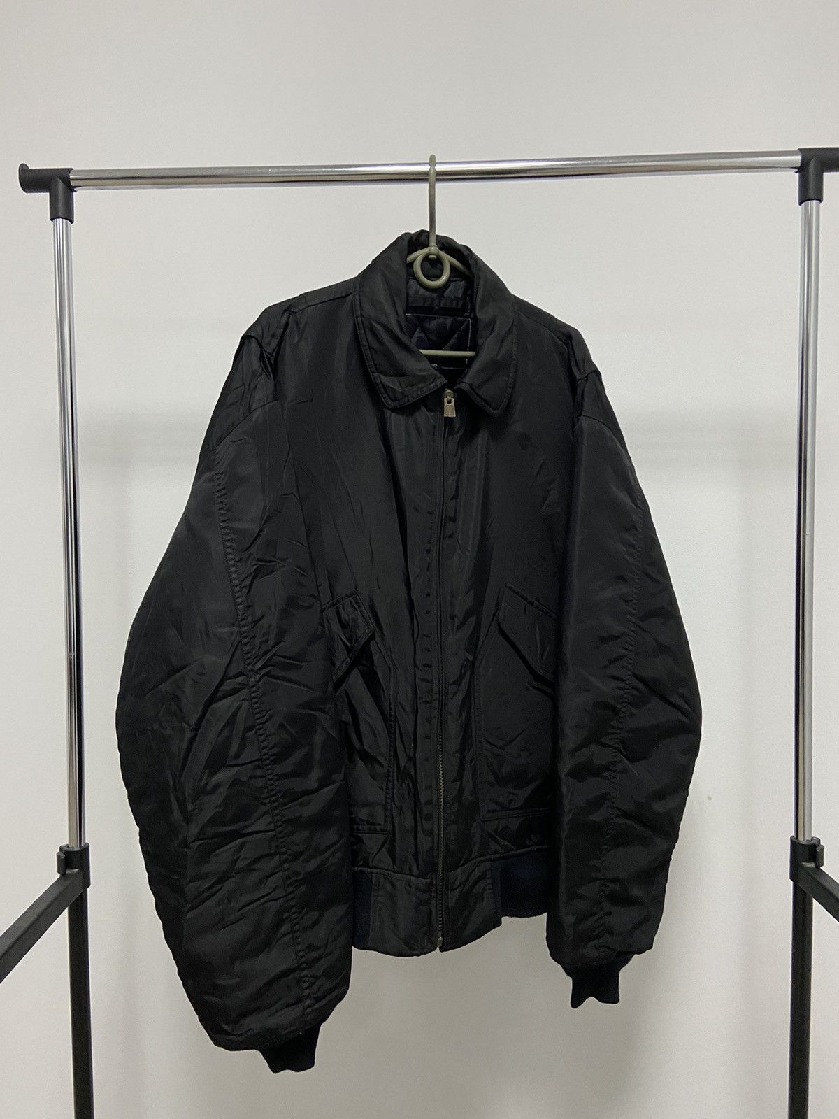 Vintage Bomber Am Staff Vintage Big Logo Dog Zip Nylon Size US XL / EU 56 / 4 - 3 Thumbnail