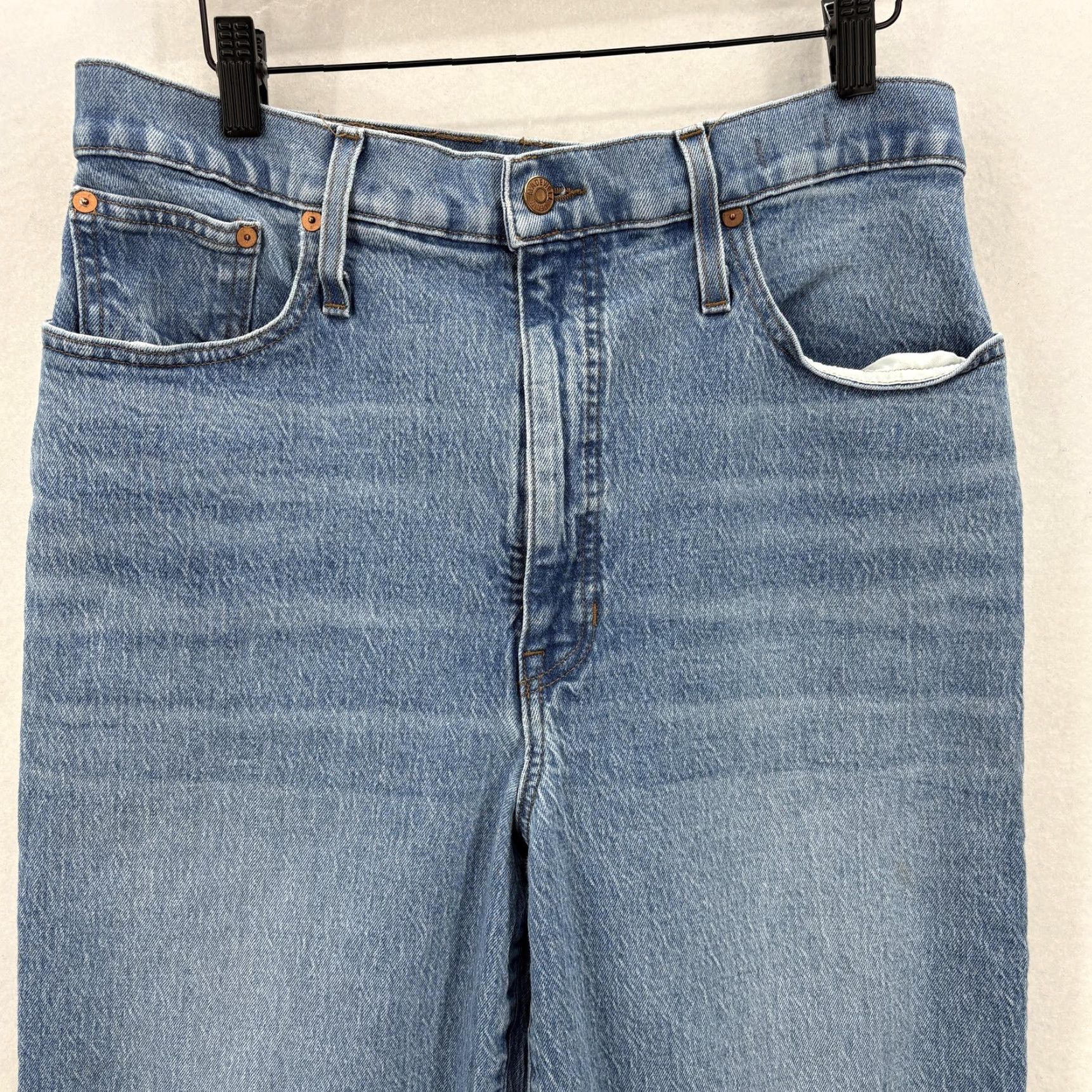 Madewell VINTAGE Madewell Balloon Jeans Womens 32 Blue High Rise Relaxed Tapered Leg Denim Y2K Size 24" / US 00 / IT 34 - 2 Thumbnail