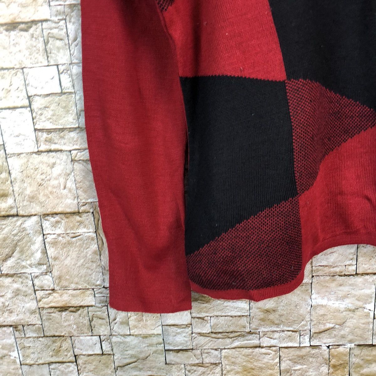 Vintage Japanese Brand Red Knitwear #A682 Size L / US 10 / IT 46 - 7 Thumbnail