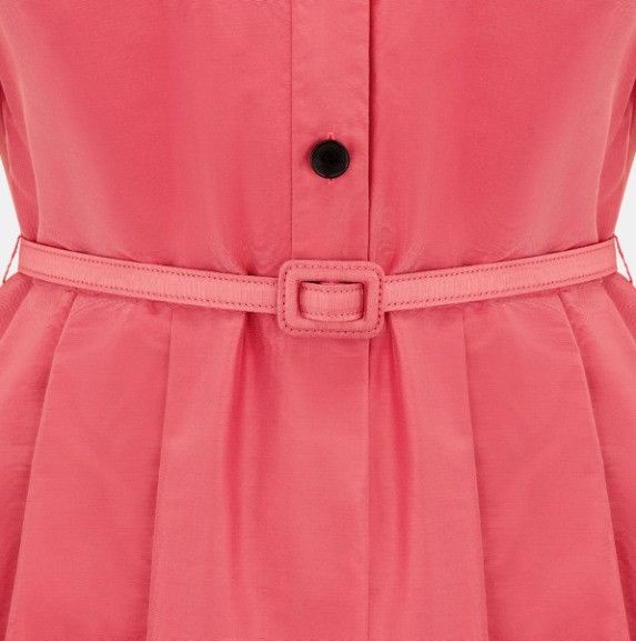 Dior o1w1db10824 Belted Mid-Length Dress in Pink Size L / US 10 / IT 46 - 3 Thumbnail