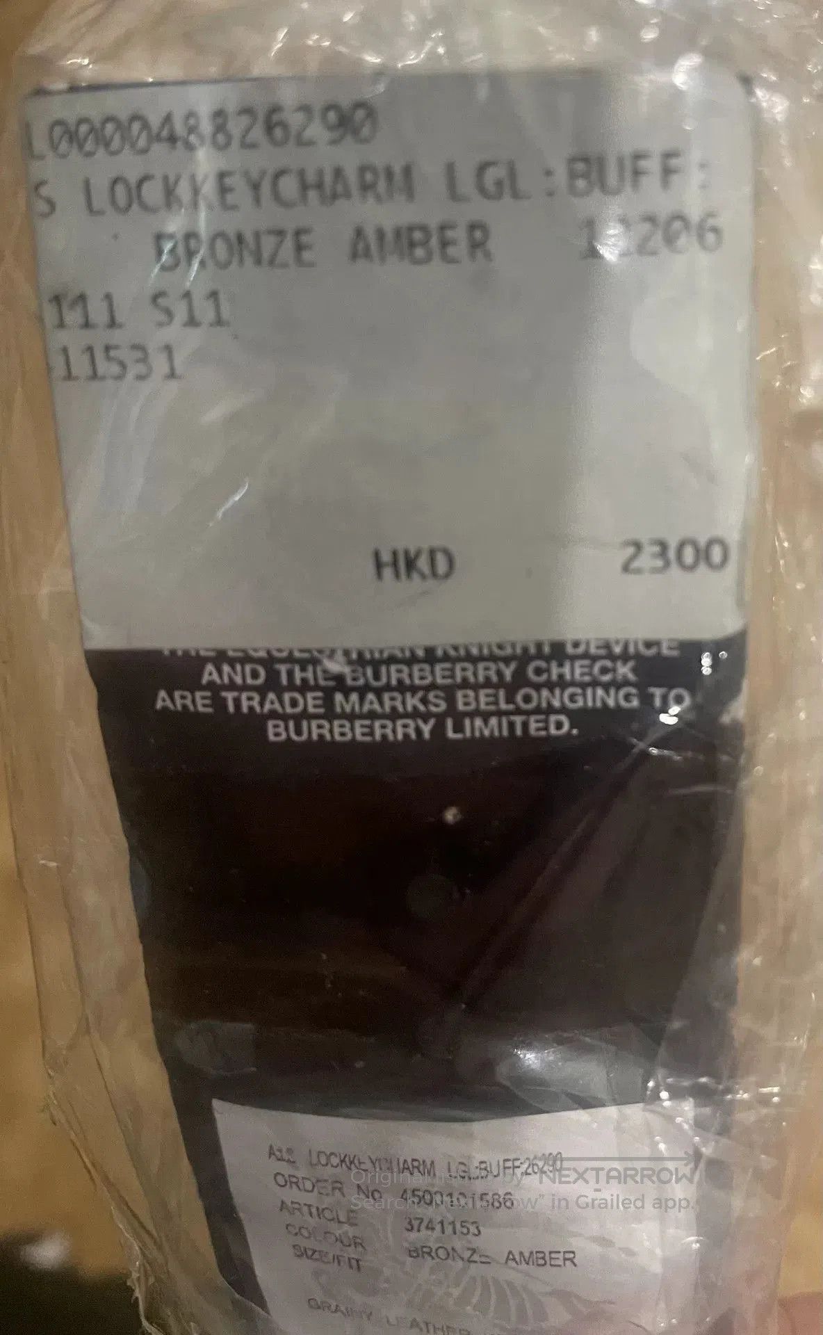 Burberry Burberry Keychain. Size ONE SIZE - 4 Thumbnail