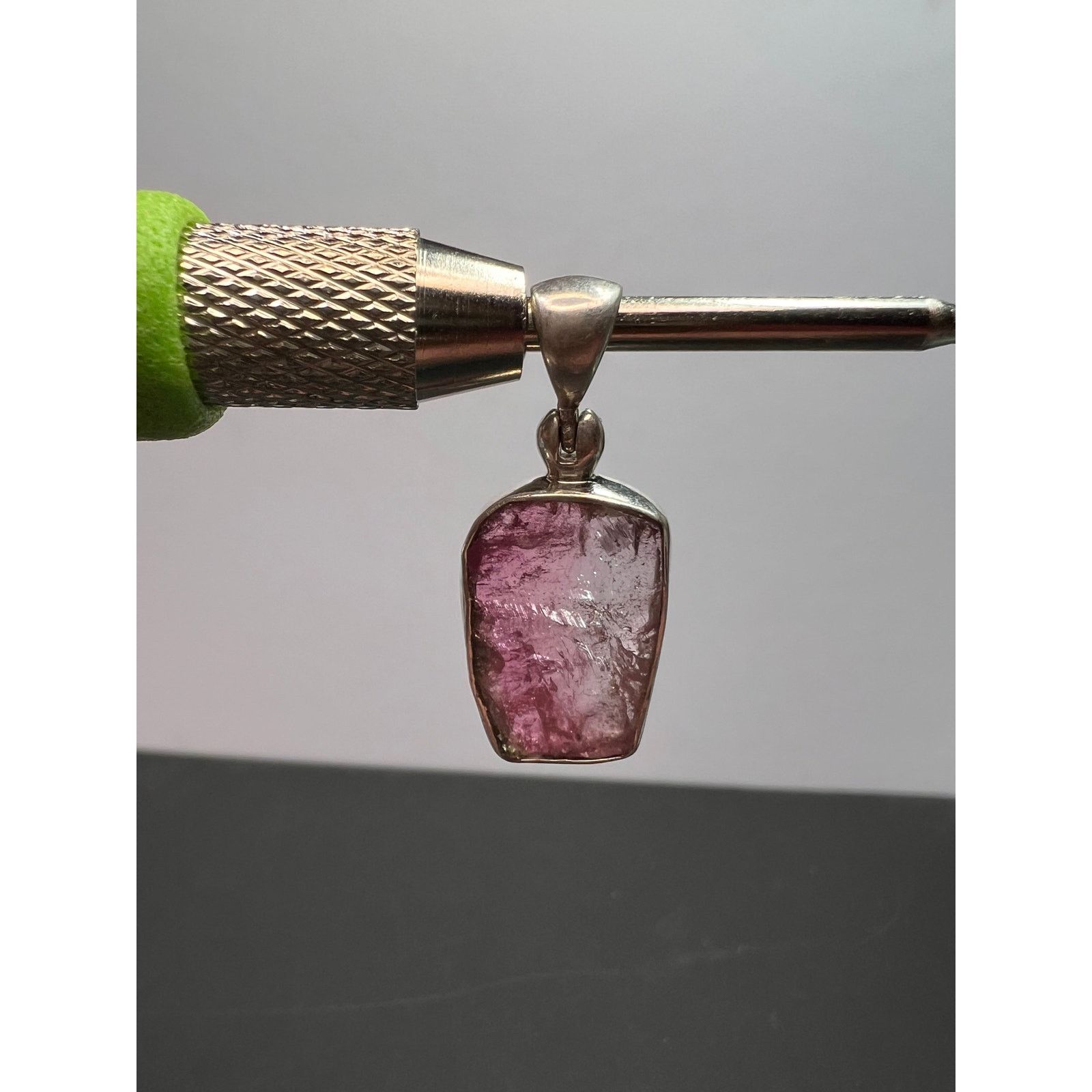 Other NEW Pink bi color tourmaline 925 pendant 2.32 grams Size ONE SIZE - 7 Thumbnail