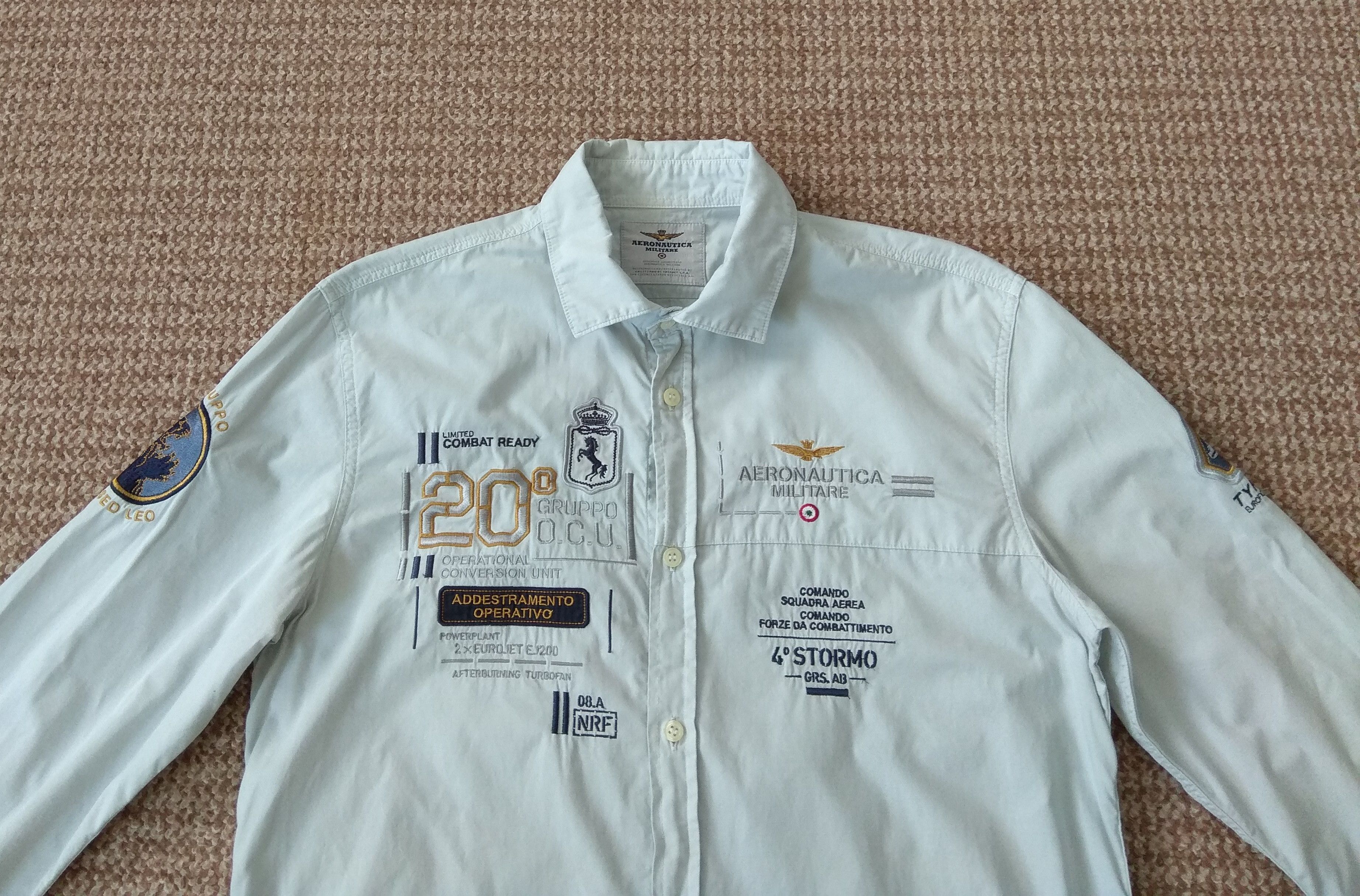 Aeronautica Militare Aeronautica Militare Eurofighter Typhoon 20 Gruppo Shirt M Size US M / EU 48-50 / 2 - 2 Thumbnail