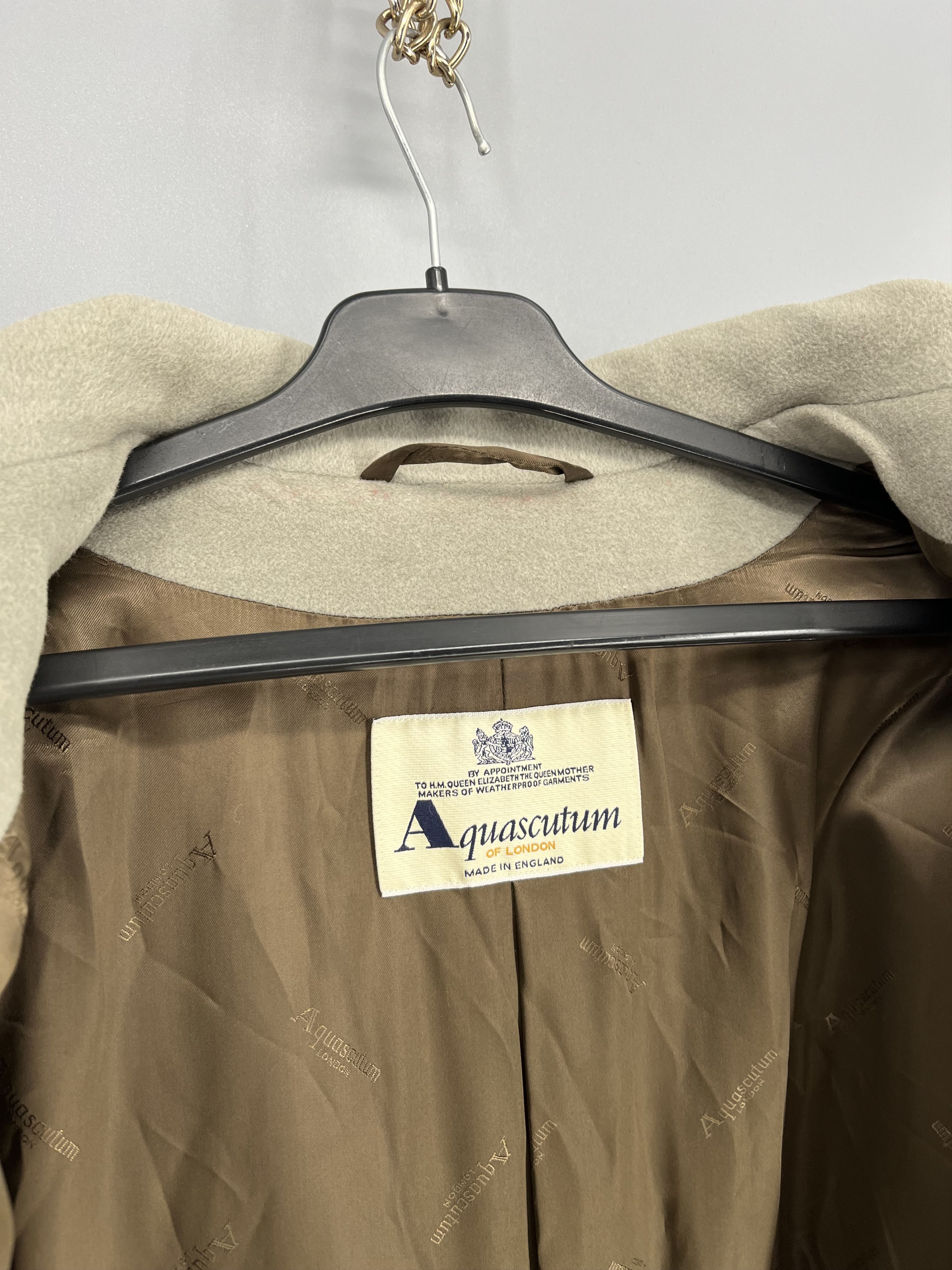 Aquascutum Vintage Aquascutum Wool Coat Jacket 70% Wool Size M / US 6-8 / IT 42-44 - 10 Thumbnail