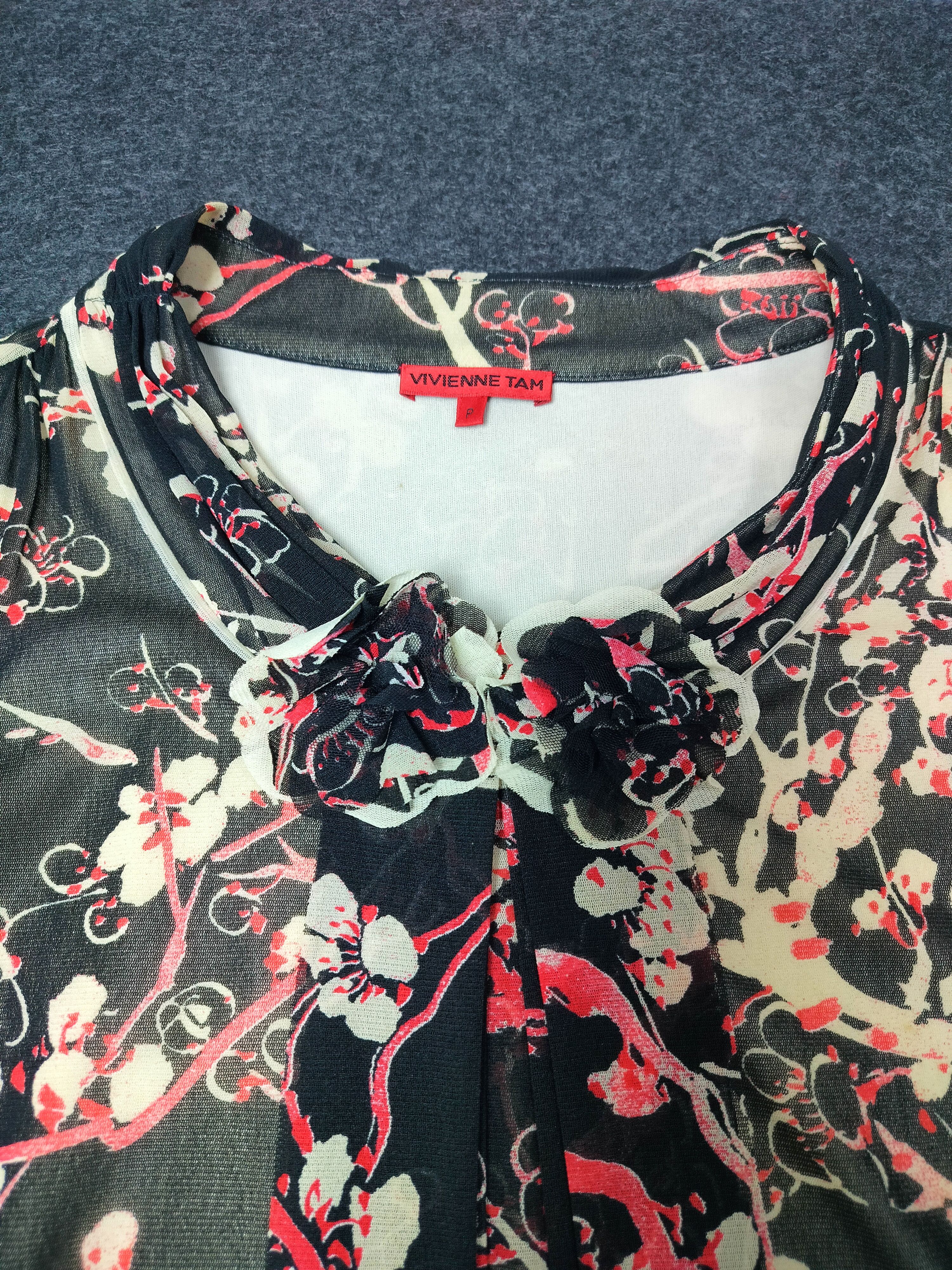 Vivienne Tam Vivienne Tam Floral Print Dress Size S / US 4 / IT 40 - 5 Thumbnail