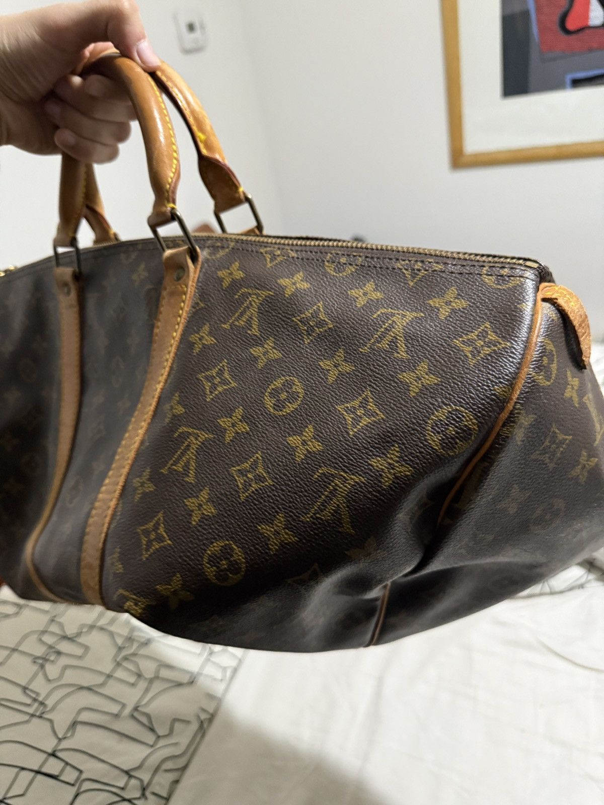 Louis Vuitton Louis Vuitton Brown Monogram Duffle Bag Size ONE SIZE - 4 Thumbnail