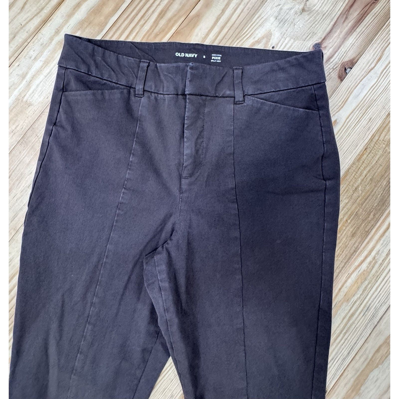 Old Navy Old Navy Split Hem Pixie Pants Women’s Size 8 Brown Size 30" / US 8 / IT 44 - 2 Thumbnail