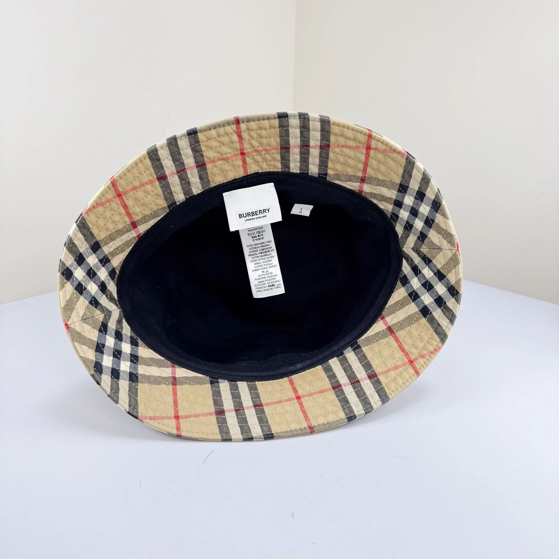 Burberry Burberry Classic Check Fisherman Hat L 99 New Size ONE SIZE - 4 Thumbnail