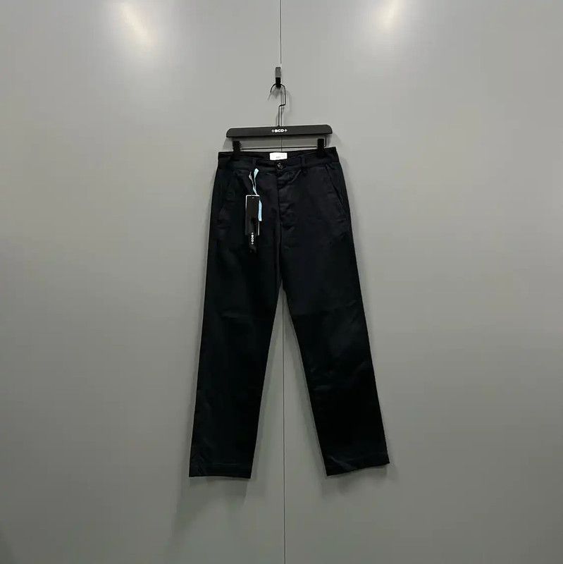 AMI AMI Summer Black Cotton Casual Pants 0089 Size US 26 / EU 42 - 1 Thumbnail