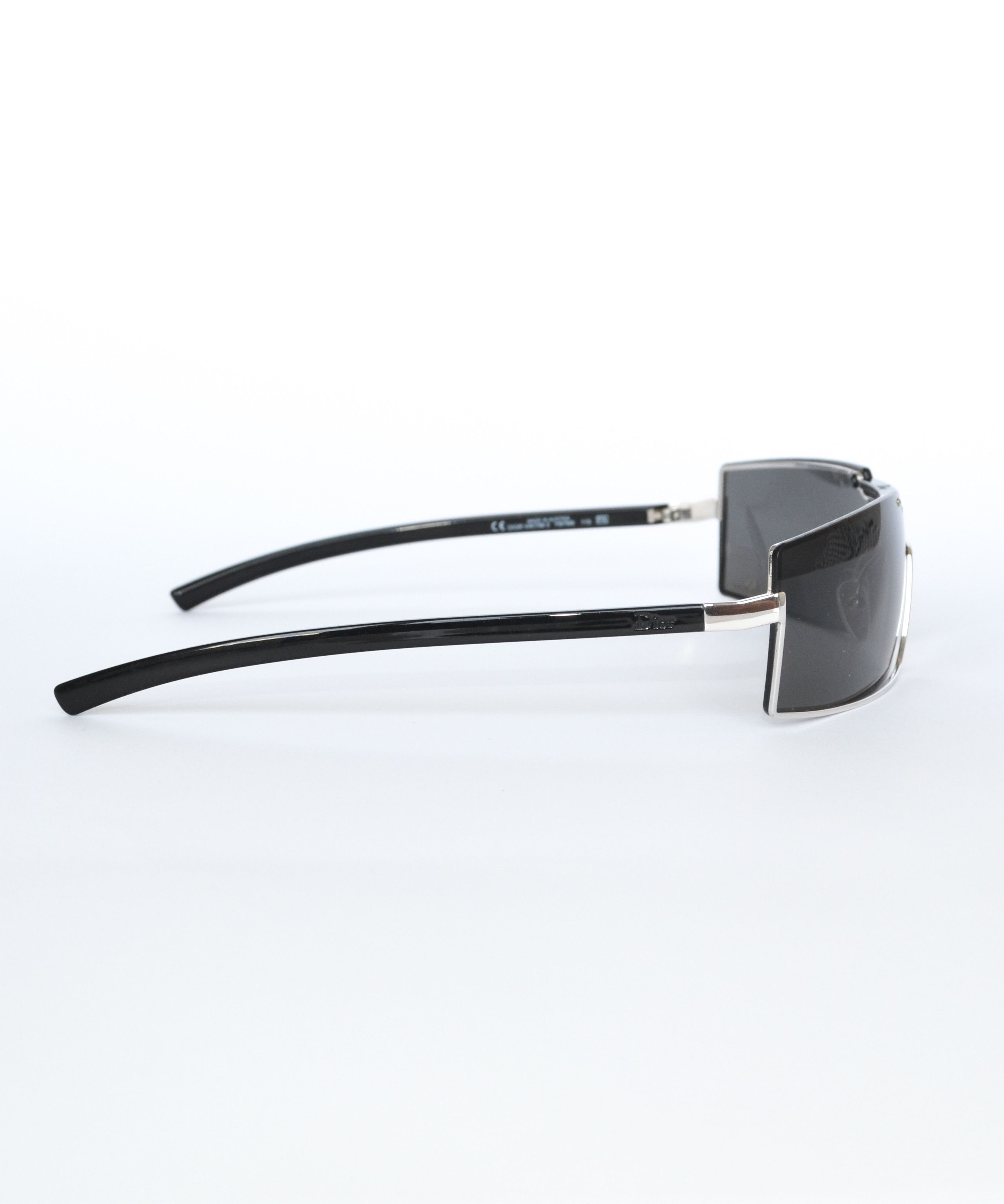 Dior DIOR Sunglasses VICTIM 2 Black Wrap y2k John GALLIANO Size ONE SIZE - 6 Thumbnail