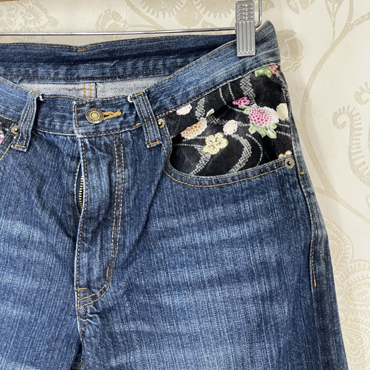 If Six Was Nine × Japanese Brand × Kamakura Vintage Karakuri Japan Denim Jeans Size US 29 - 7 Thumbnail