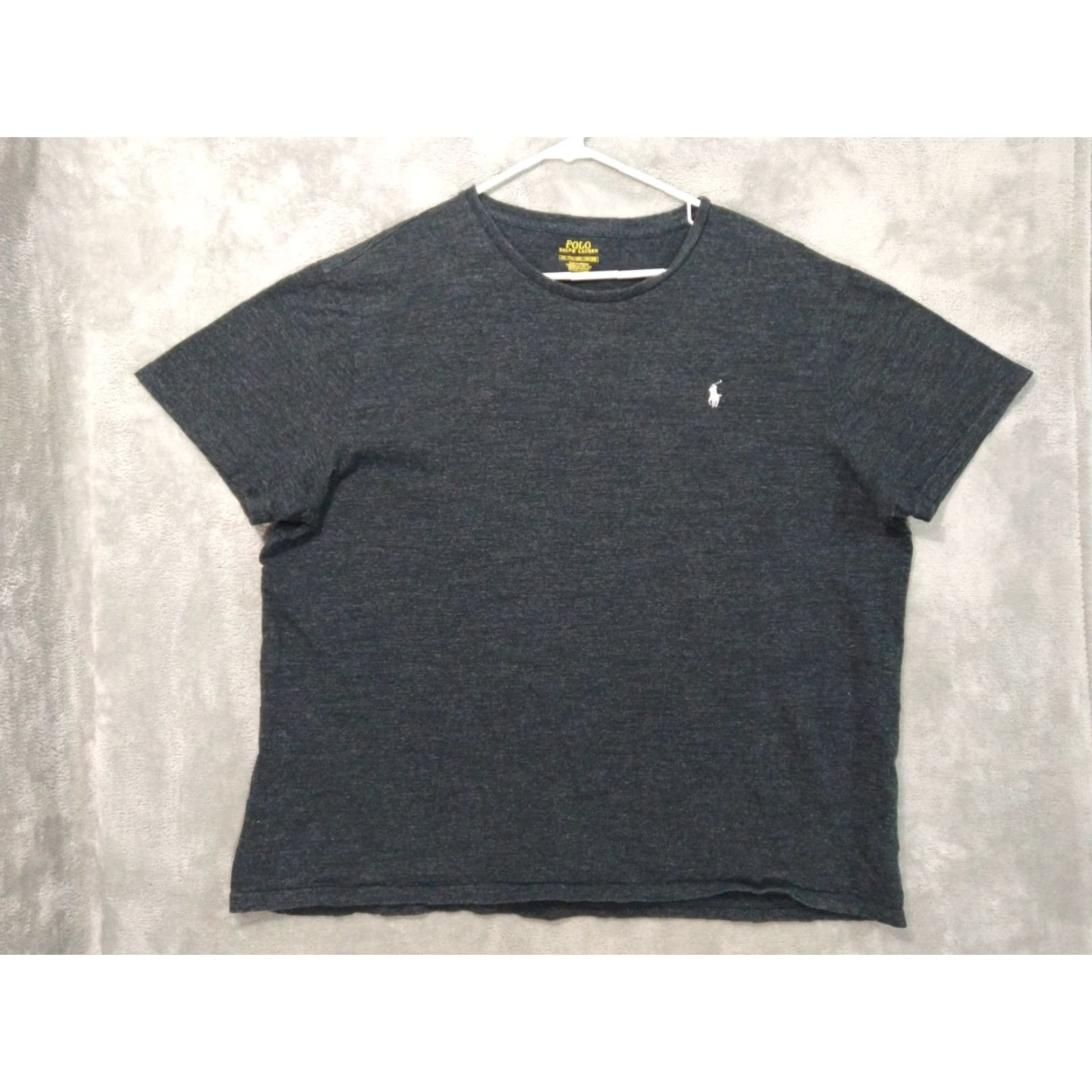 Polo Ralph Lauren Polo Ralph Lauren Shirt Mens 2XL Gray Short Sleeve Pony Logo Cotton Casual Size US XXL / EU 58 / 5 - 2 Thumbnail