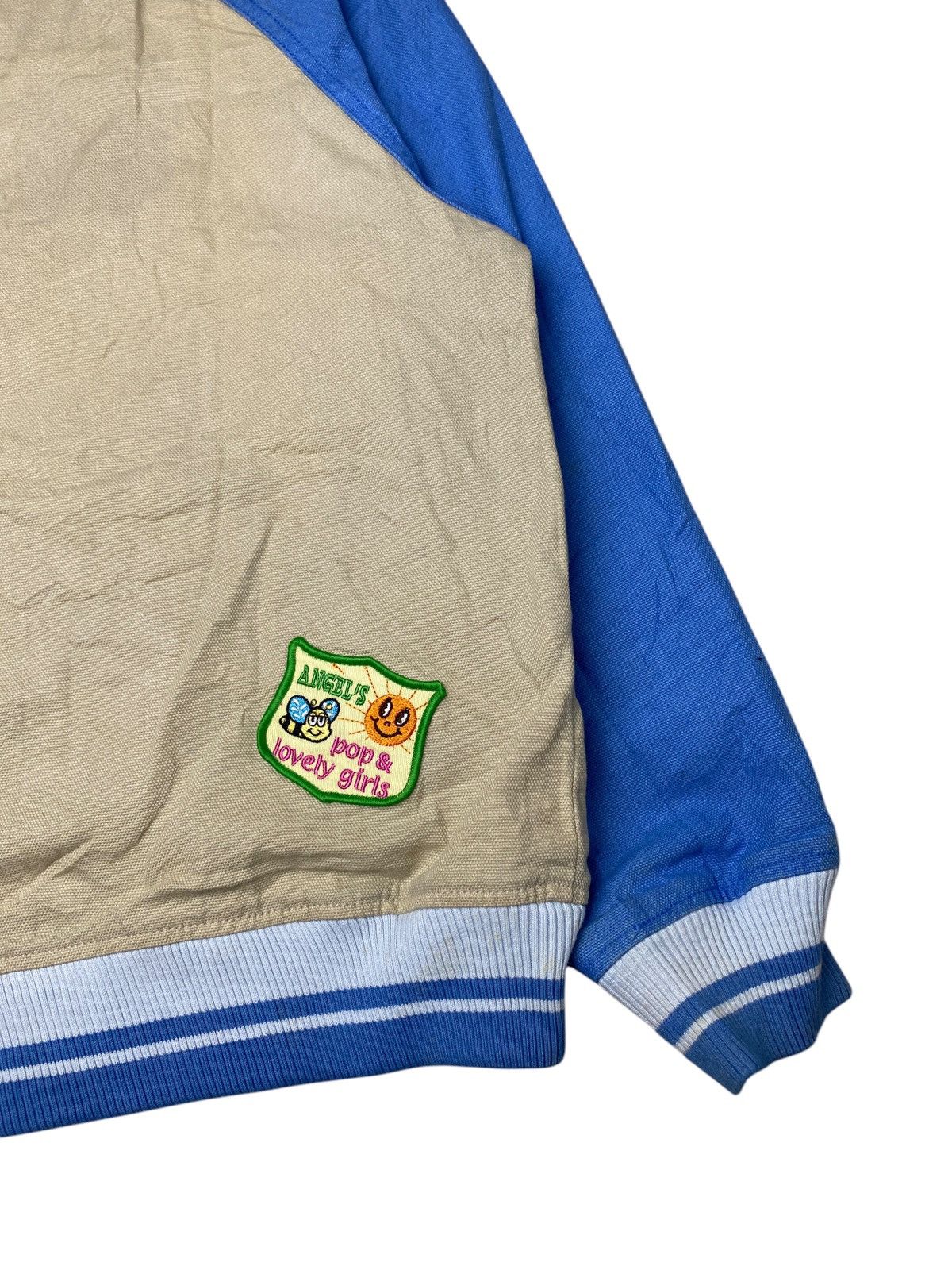 Angel Blue 2000's Angel Blue Patchwork Cute Varsity Jacket Size US M / EU 48-50 / 2 - 8 Thumbnail