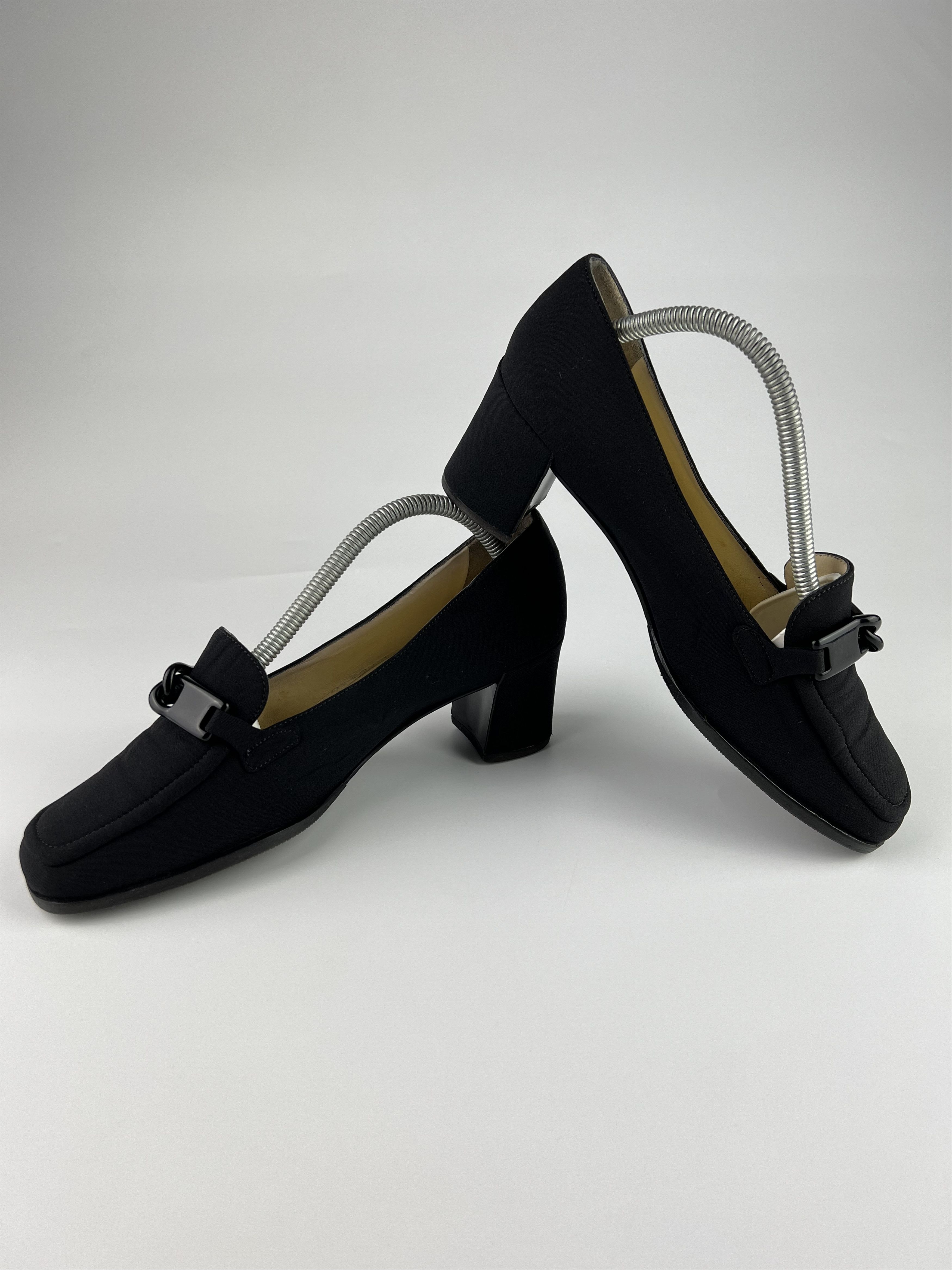 Prada Prada Black Heels Size 38.5 Size US 8.5 / IT 38.5 - 5 Thumbnail