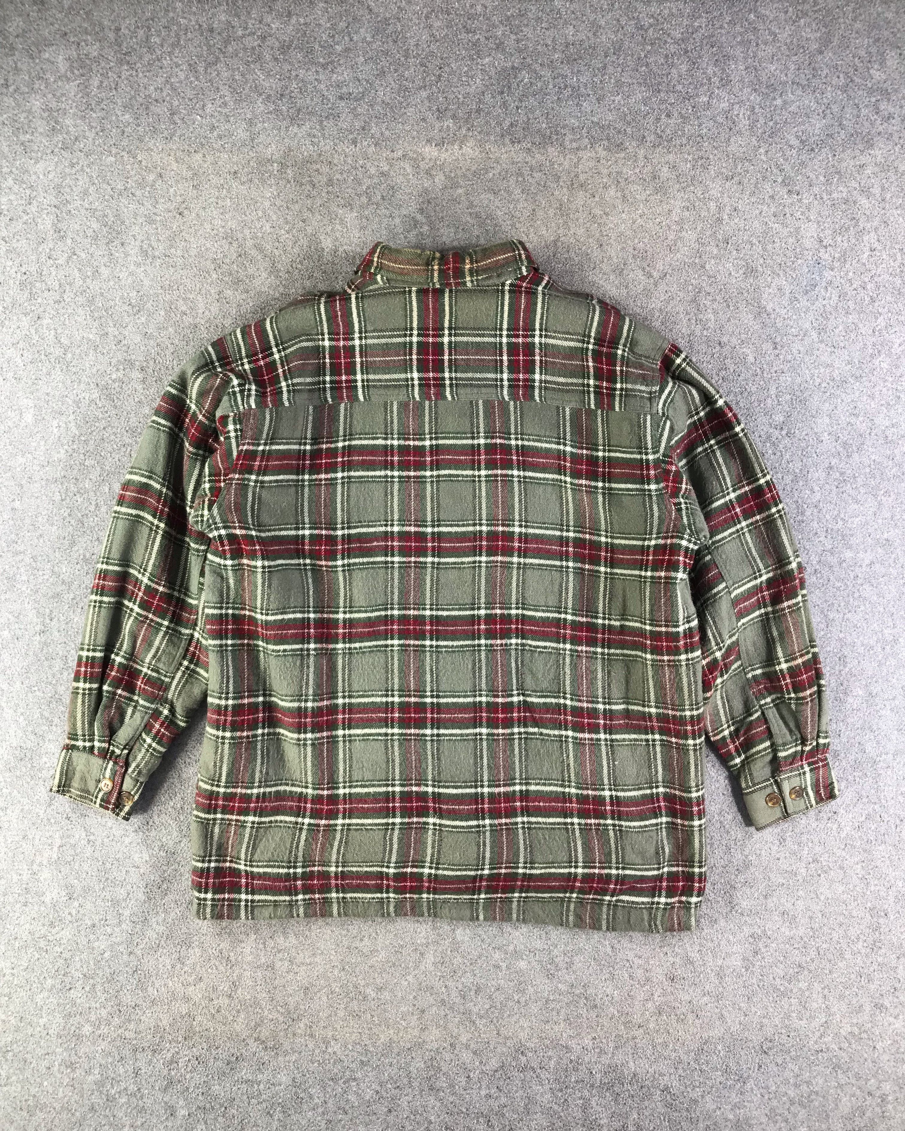 Japanese Brand Vintage Nepuca Plaid Flannel Shirt Jacket -JC181 Size US L / EU 52-54 / 3 - 2 Thumbnail