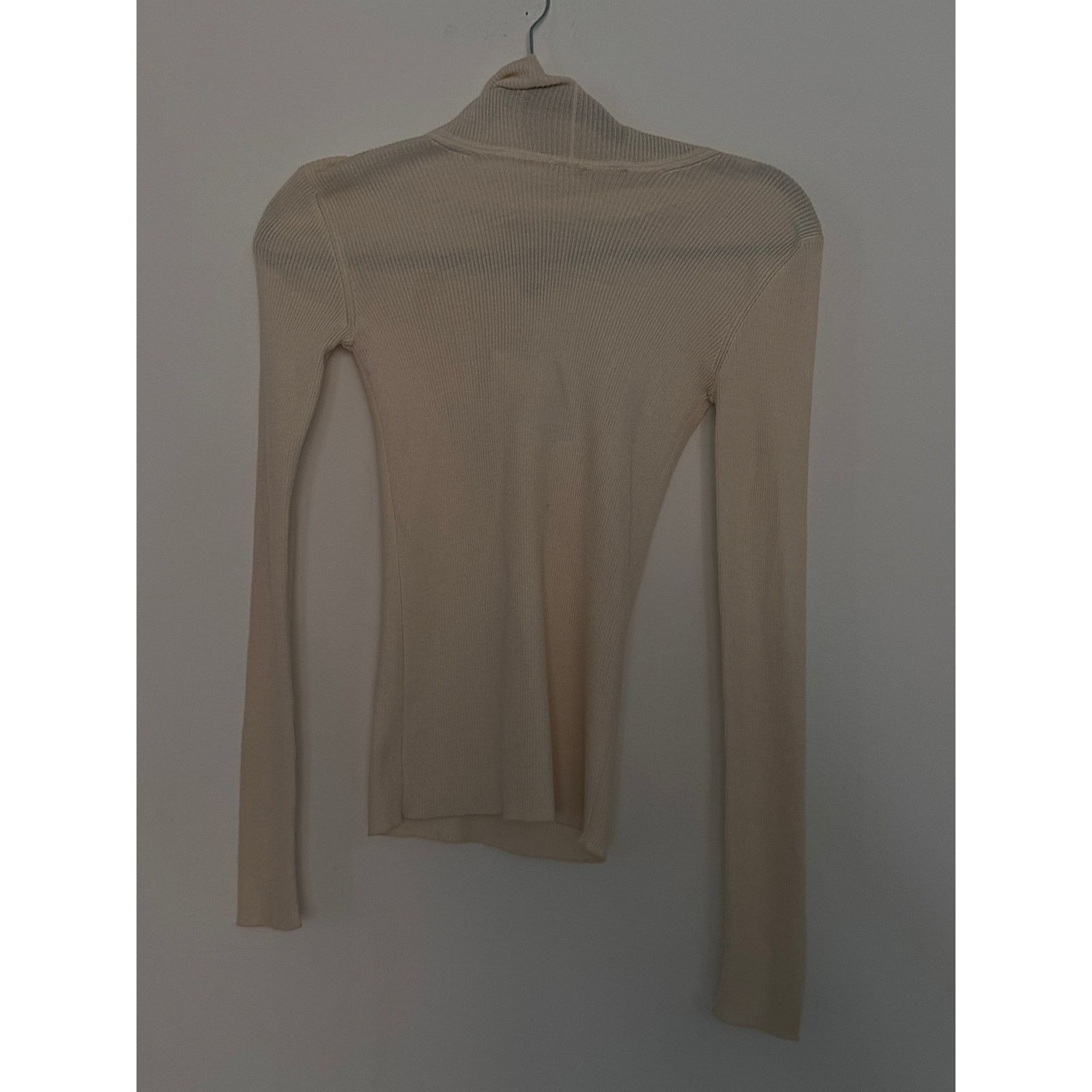 Salvatore Ferragamo Salvatore Ferragamo NWT Beige Knit Cowl Neck Top Size XS / US 0-2 / IT 36-38 - 1 Thumbnail