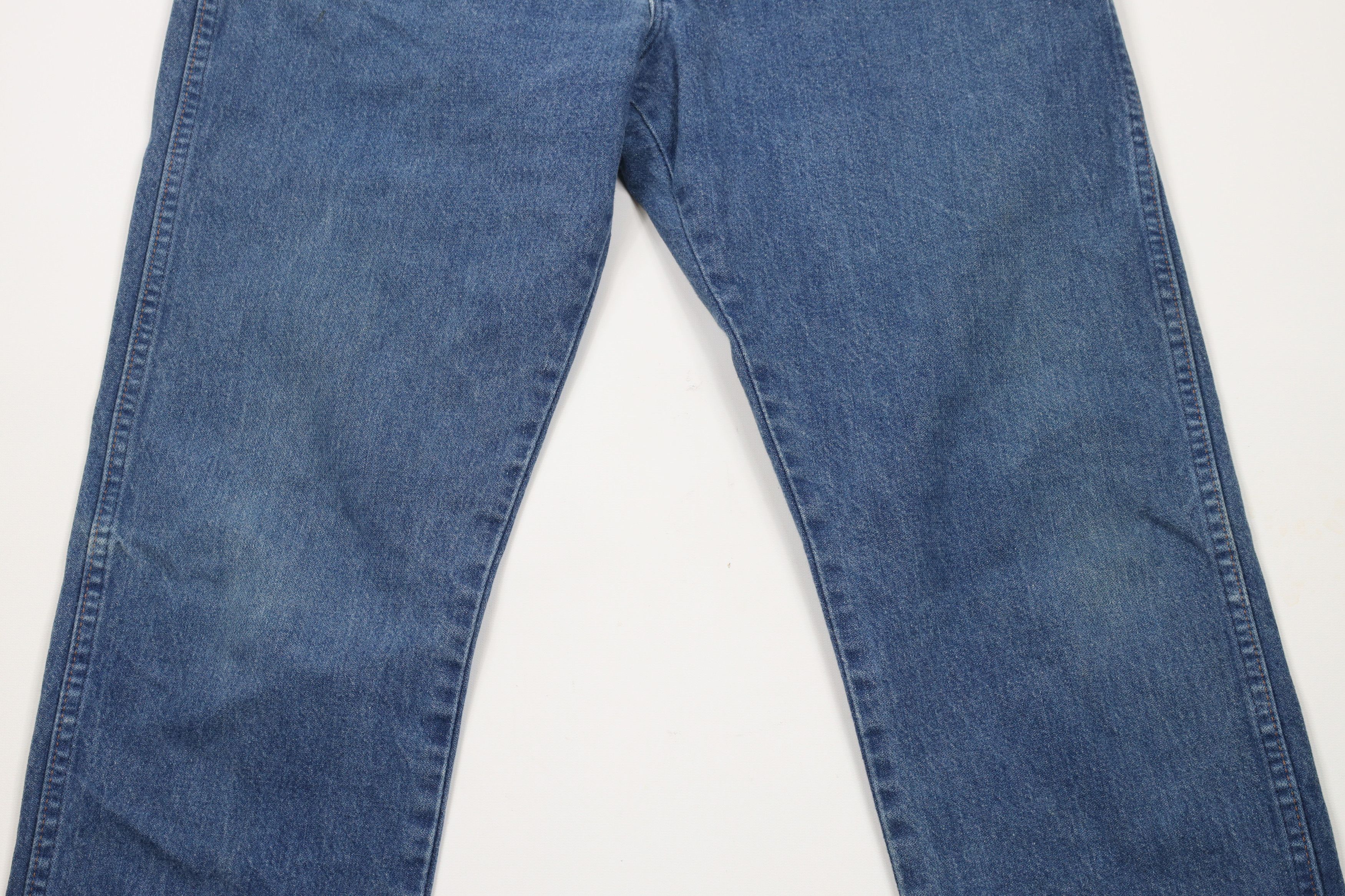 Vintage × Wrangler Vintage 90s Wrangler Leg Western Denim Jeans USA Blue Size US 34 / EU 50 - 3 Thumbnail