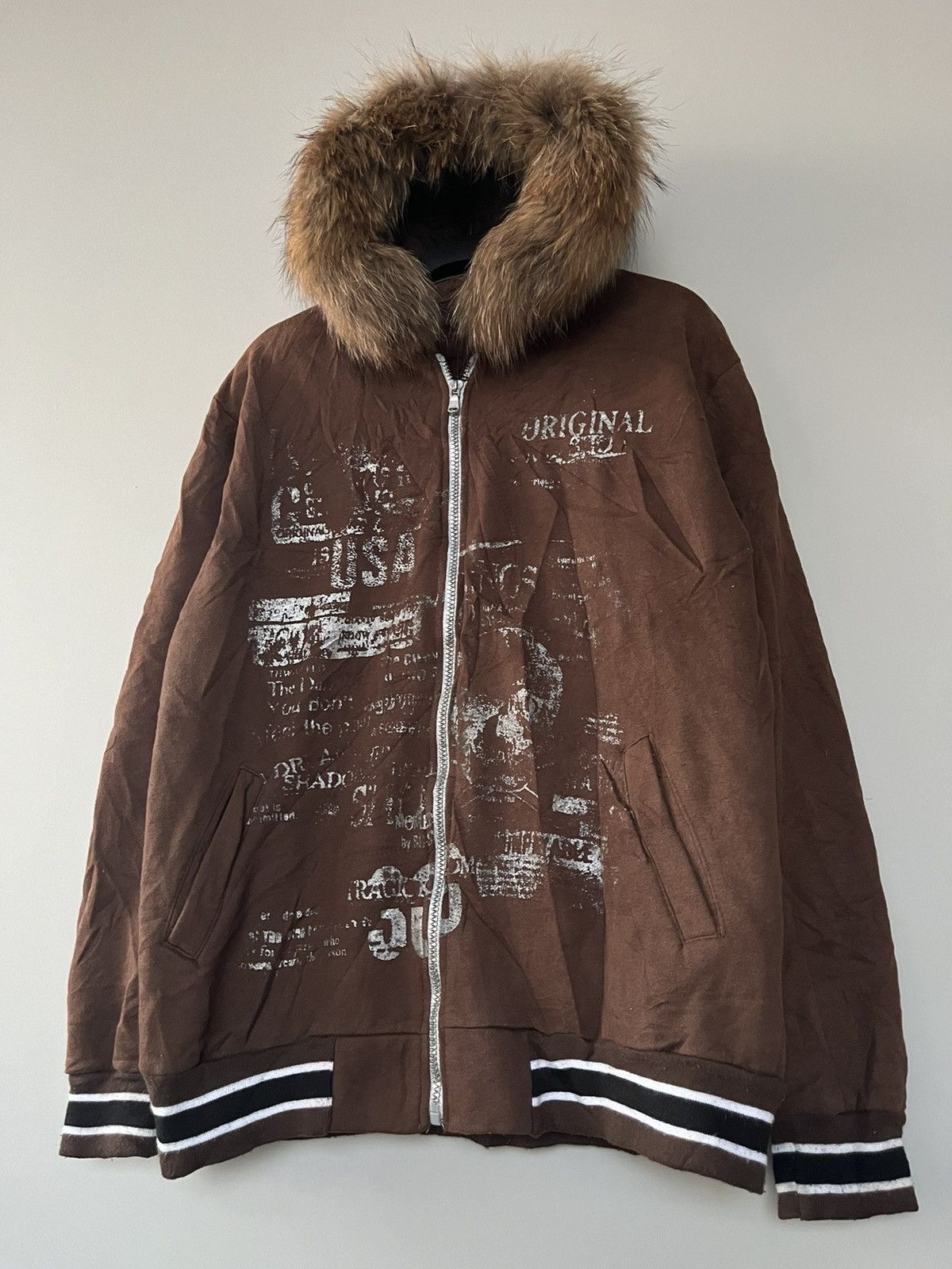 14th Addiction JAPANESE CBK POEM FUR HOODIE SEDITIONARIES GOTHIC PUNK STYLE Size US L / EU 52-54 / 3 - 7 Thumbnail