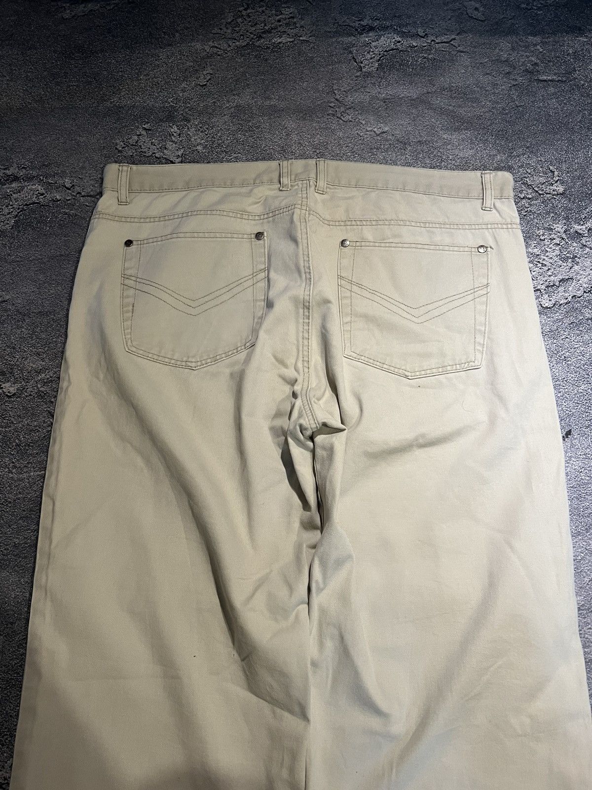 Vintage Japanese Wide Leg Baggy Streetwear Jeans Beige Size US 40 / EU 56 - 5 Thumbnail