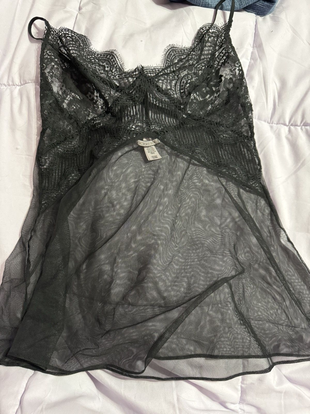 Victoria's Secret Lace/sheer 2000’s lingerie top Size S / US 4 / IT 40 - 1 Thumbnail