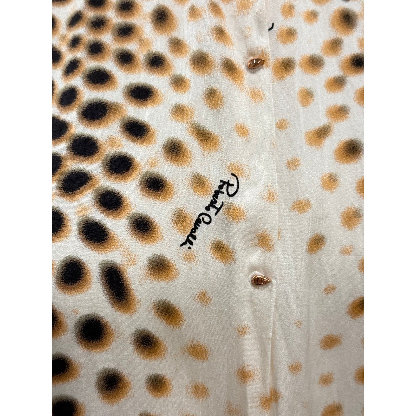 Roberto Cavalli 2000s Roberto Cavalli Leopard Print silk shirt Size M / US 6-8 / IT 42-44 - 6 Thumbnail