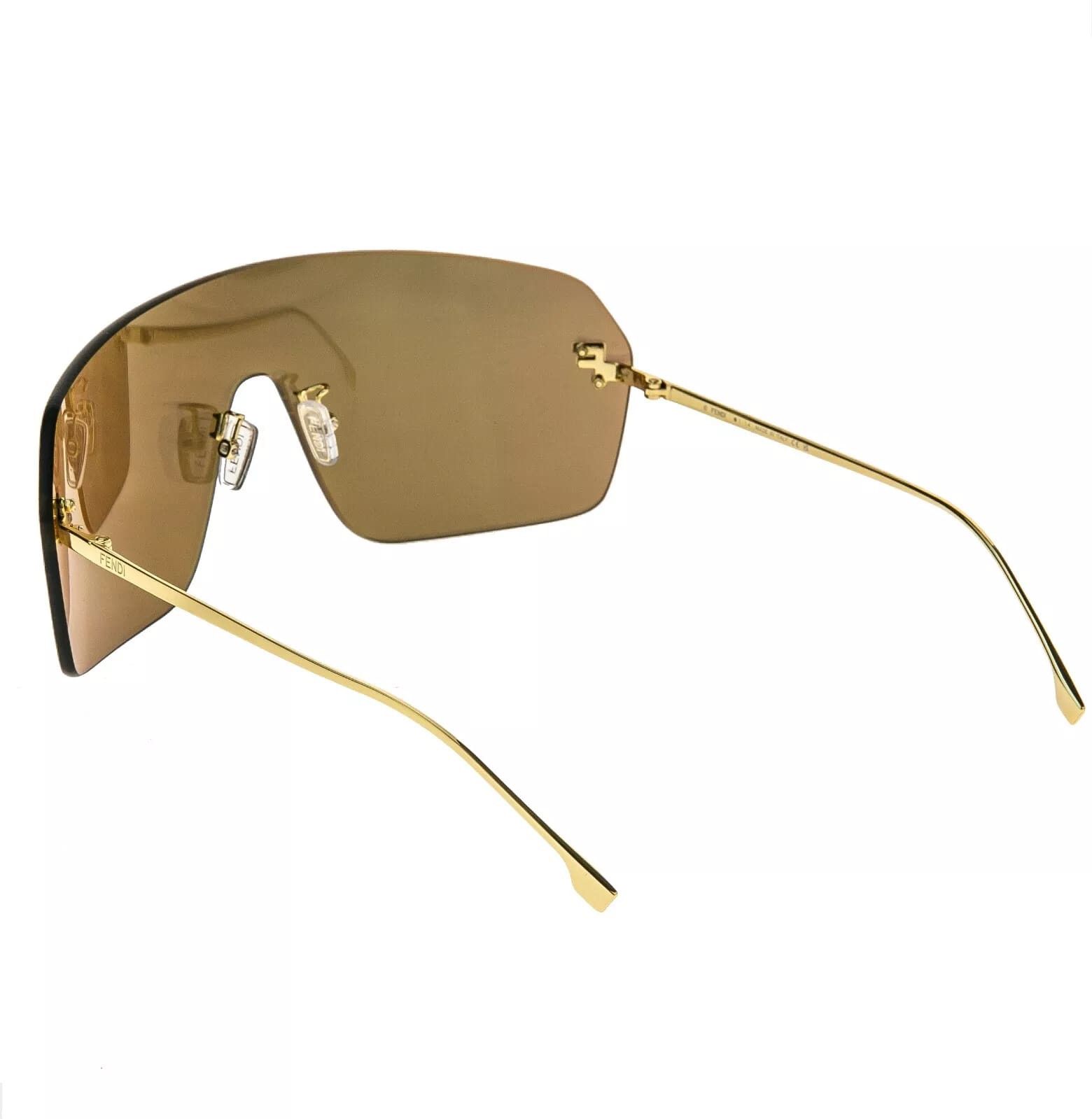 Fendi FENDI FIRST 4121 Gold Mirrored Fashion Sunglasses FE4121US Size ONE SIZE - 5 Thumbnail