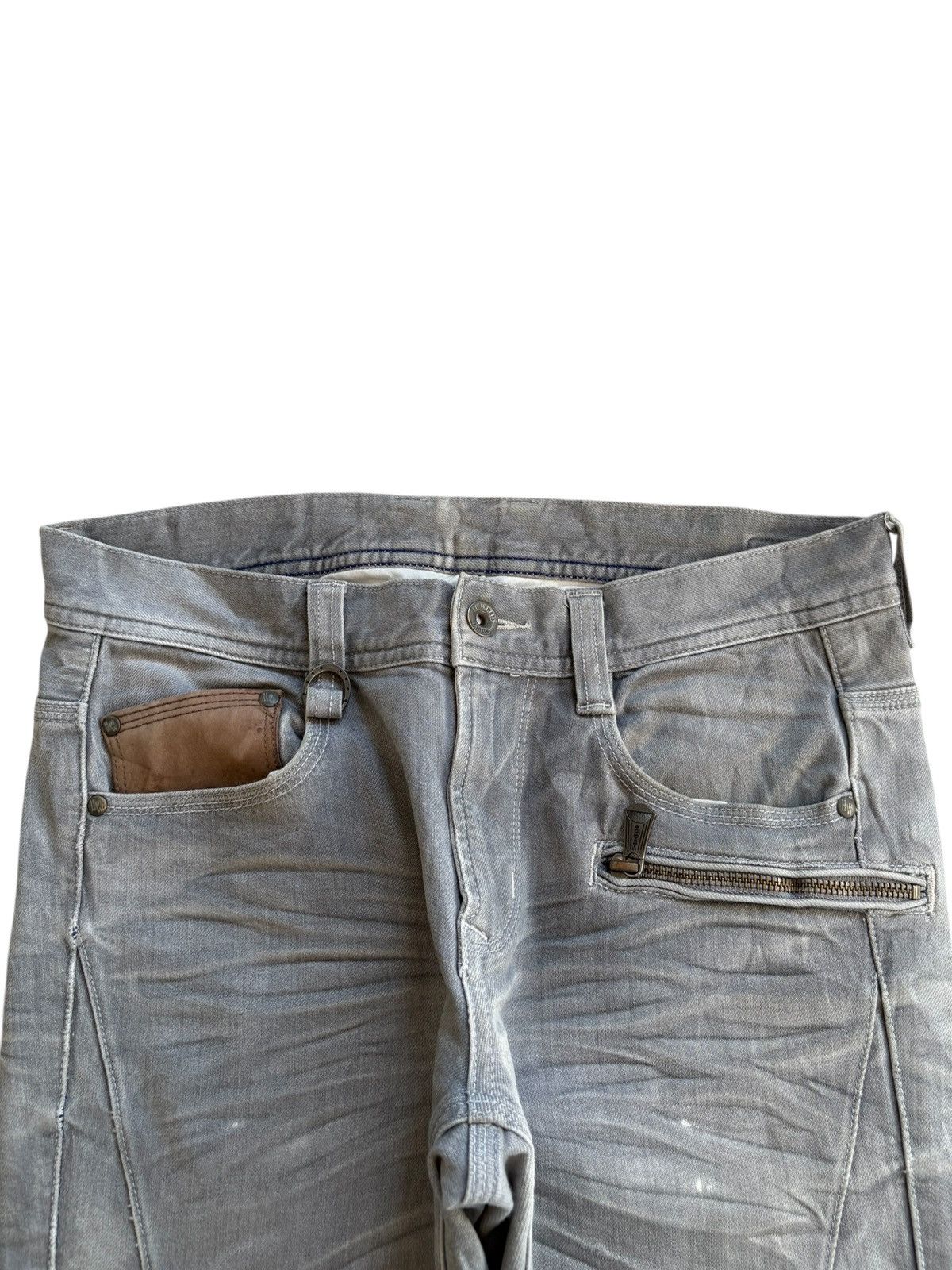 Japanese Brand × Tornado Mart Vintage Hideaways Nicole Tactical Distress Rip Bootcut Jean Size US 30 / EU 46 - 4 Thumbnail