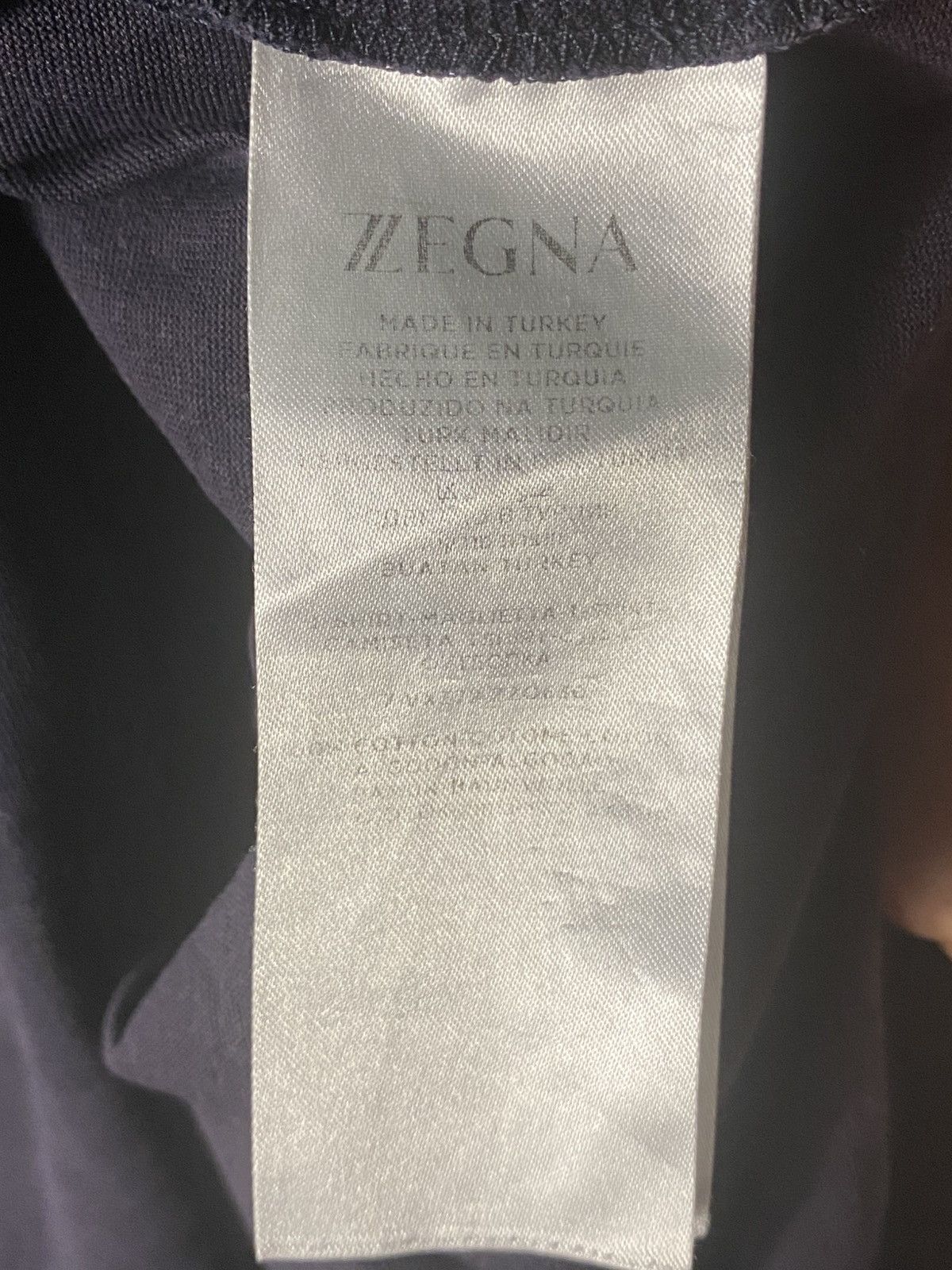 Ermenegildo Zegna Zzegna Logo T-shirt Mens Luxury Size XL Size US XL / EU 56 / 4 - 5 Thumbnail