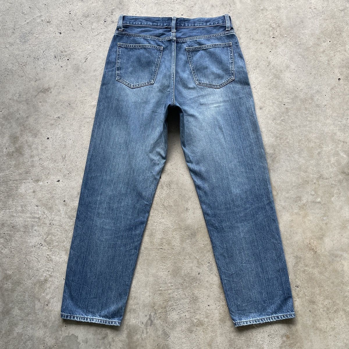 Japanese Brand × Jean × Vintage W31x29.5💥 Vintage Japanese Brand Faded Denim Jeans Pants Size US 31 - 10 Thumbnail