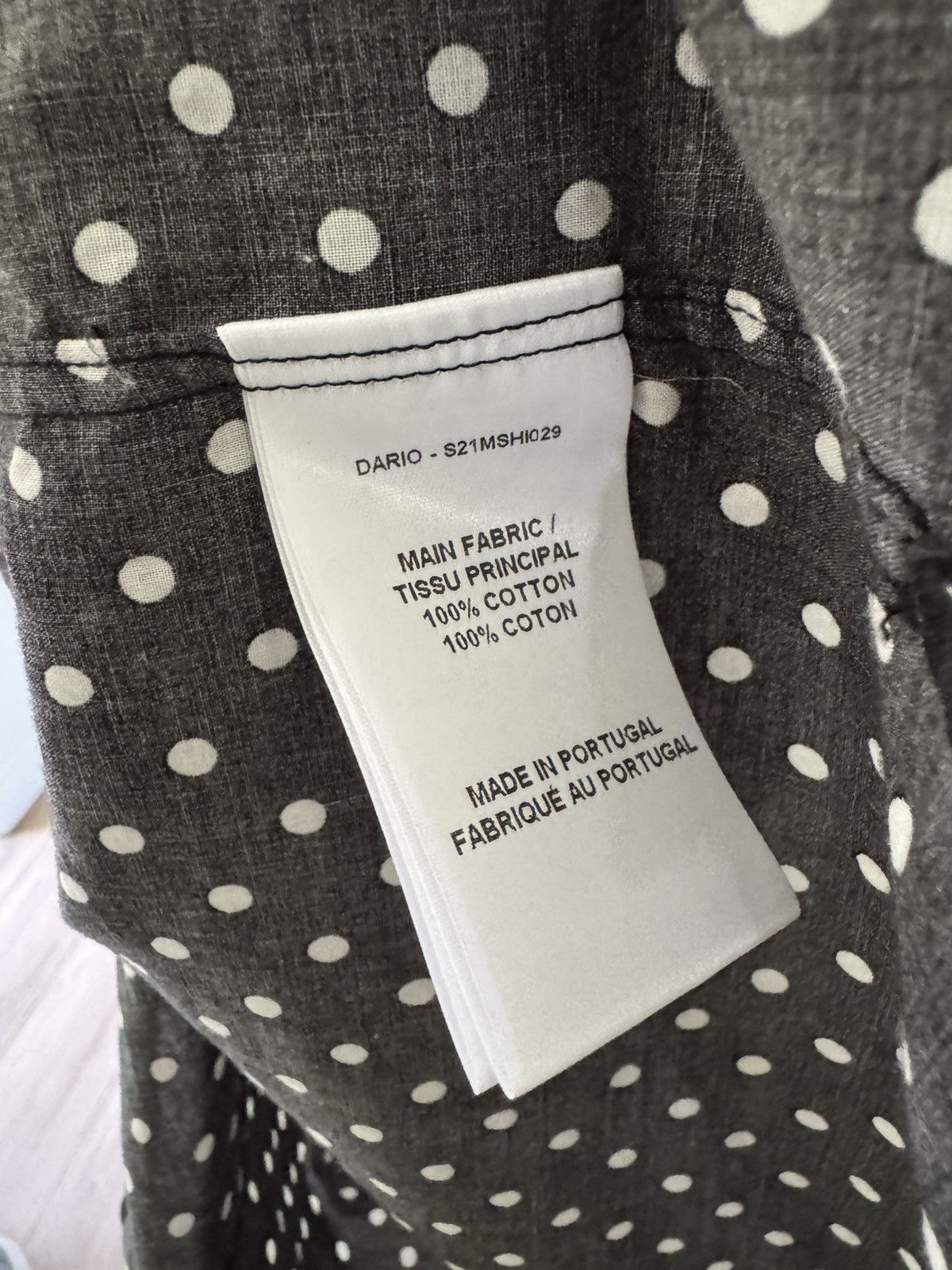 Officine Generale Officine Generale black and white Dario shirt Size US M / EU 48-50 / 2 - 6 Thumbnail
