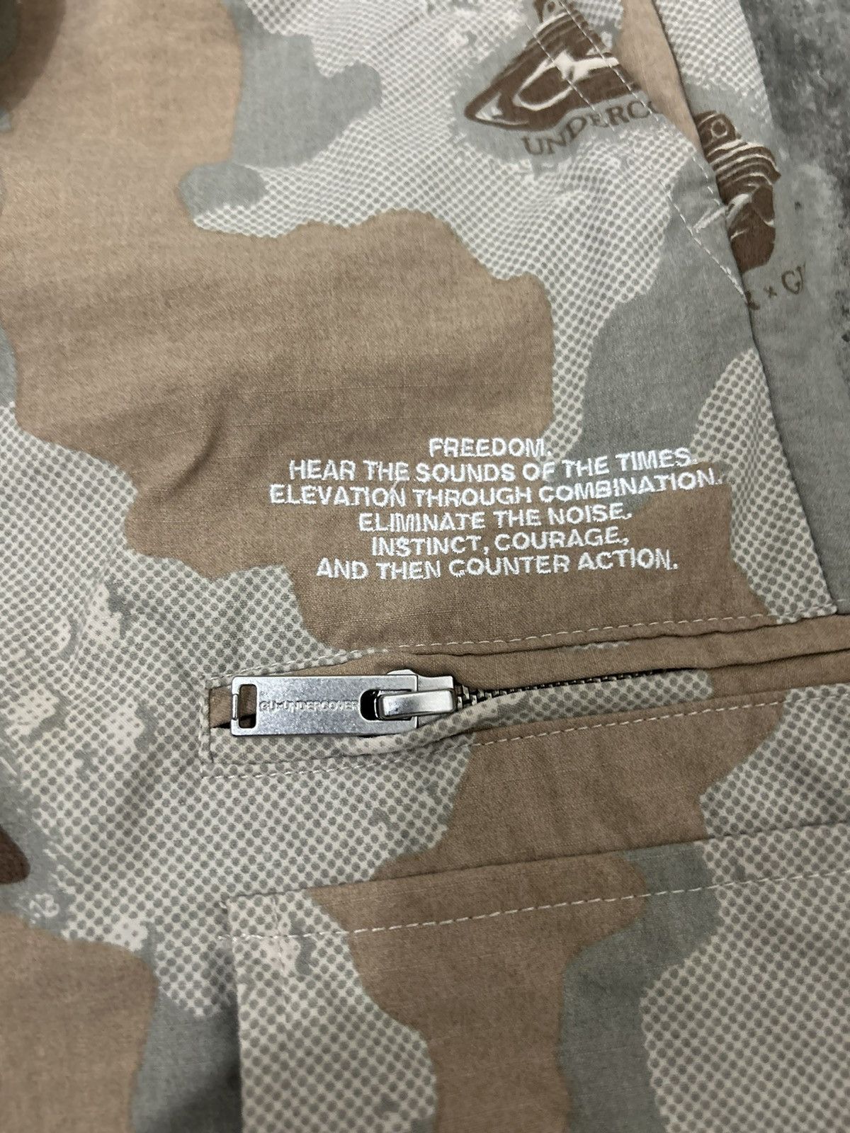 GU × Undercover Undercover x GU Military Camouflage Cargo Pans Size US 30 / EU 46 - 6 Thumbnail