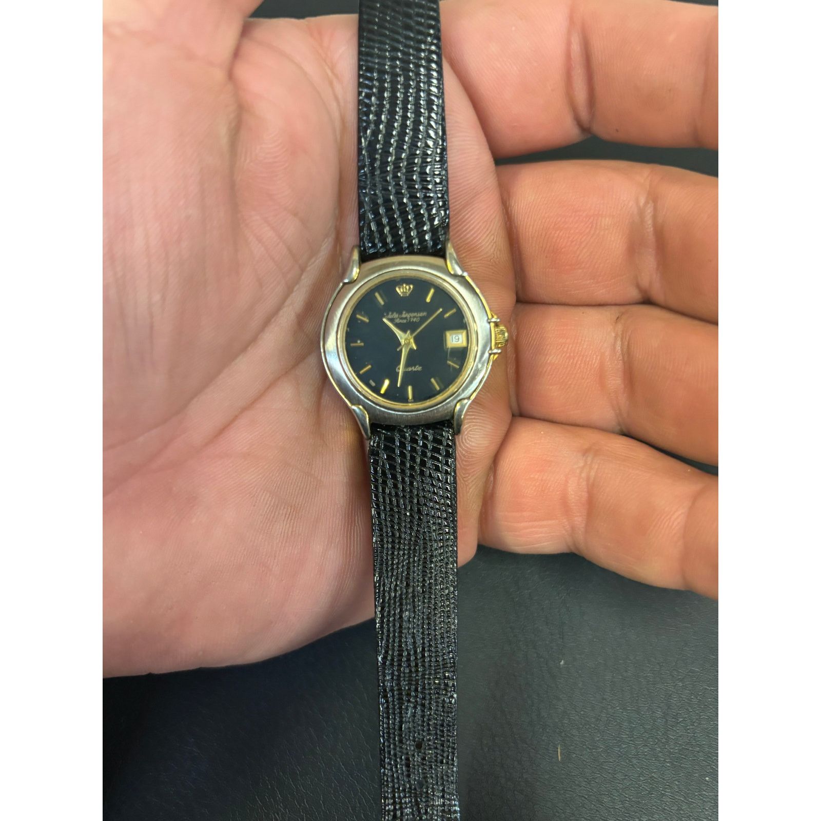 Other Vintage Jules Jurgensen Gold Tone Women’s Watch! New battery Size ONE SIZE - 5 Thumbnail