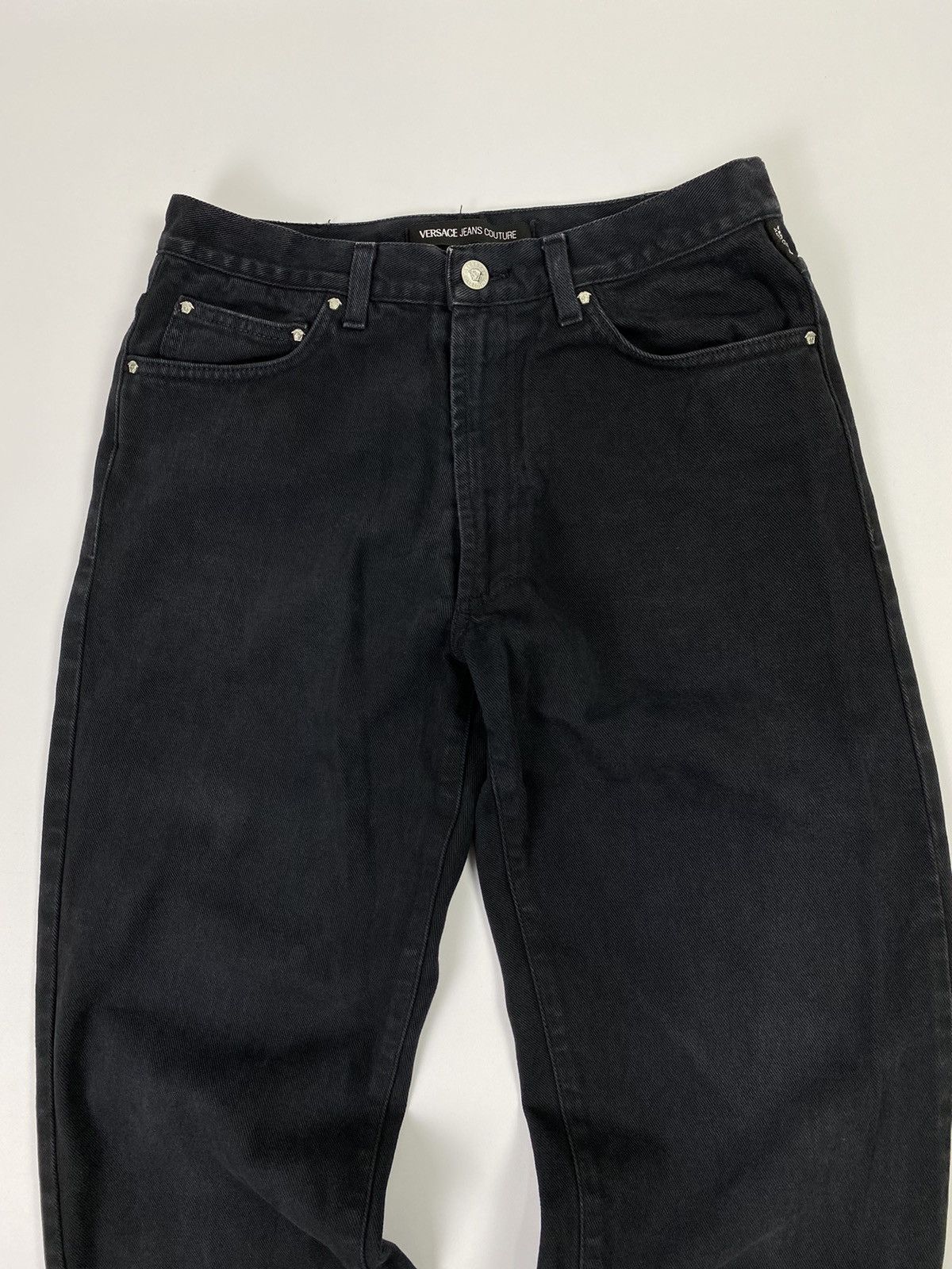 Versace Jeans Couture versace black jeans pant Size US 28 / EU 44 - 3 Thumbnail