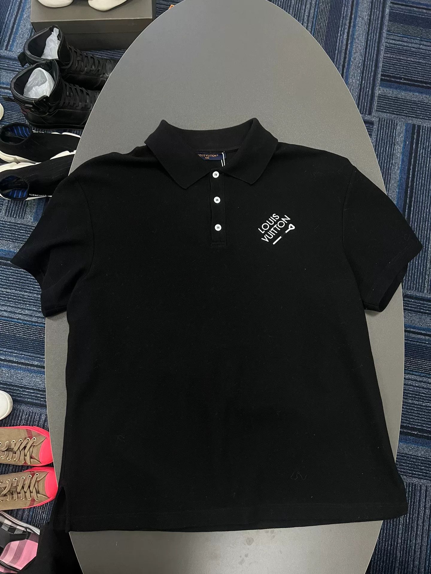 Louis Vuitton Louis Vuitton Short-Sleeve Polo Shirt Size US S / EU 44-46 / 1 - 1 Thumbnail