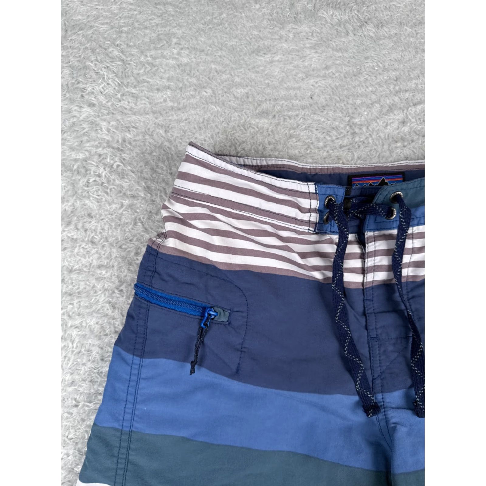 Patagonia Patagonia Board Shorts Mens 28 Blue Stripe Nylon 21" UPF Swim Trunks Beach Pockets Blaues? Size US 28 / EU 44 - 4 Thumbnail