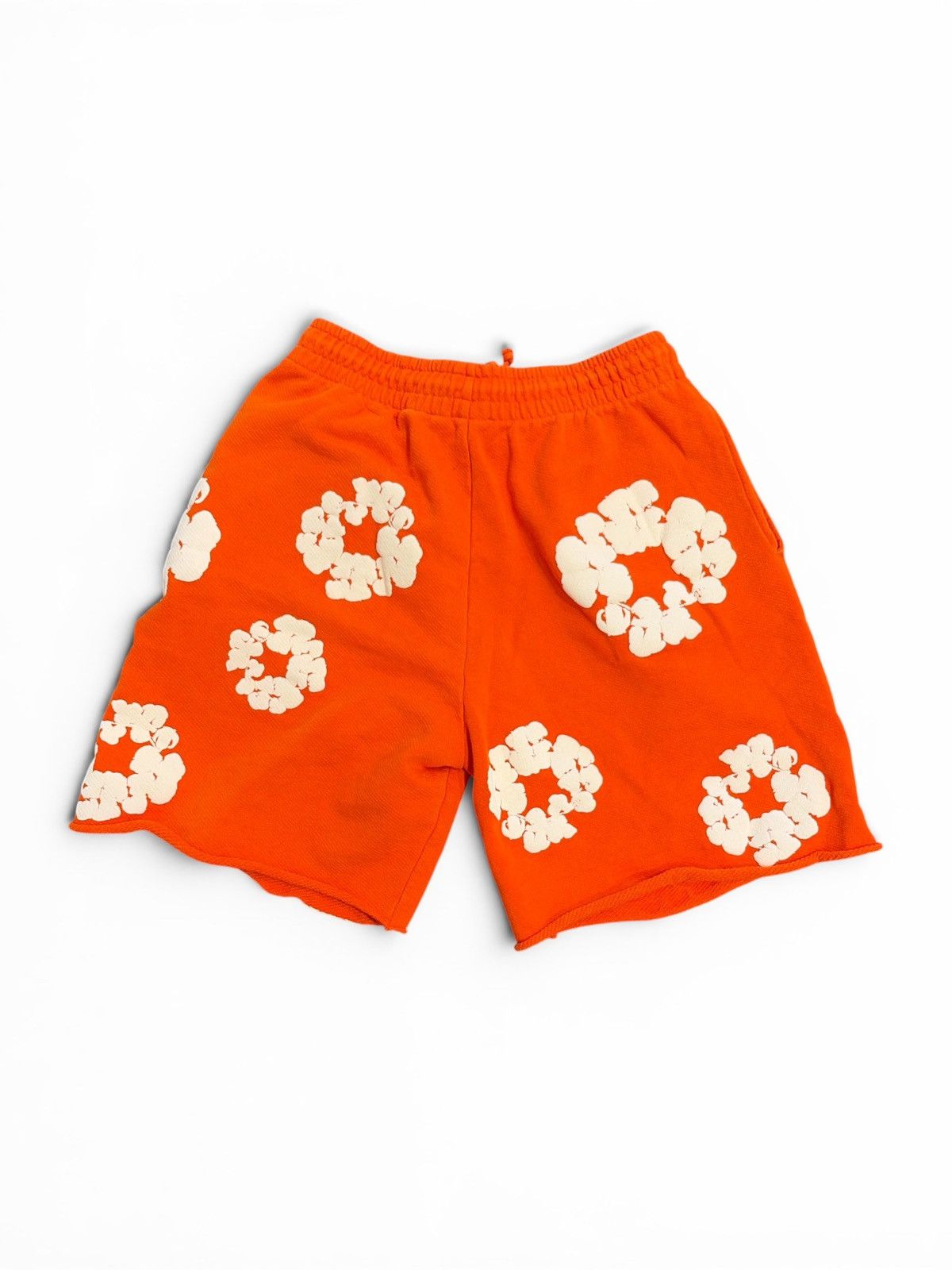 DENIM TEARS Tears Shorts "The Cotton Wreath" Orange Size US 28 / EU 44 - 2 Thumbnail