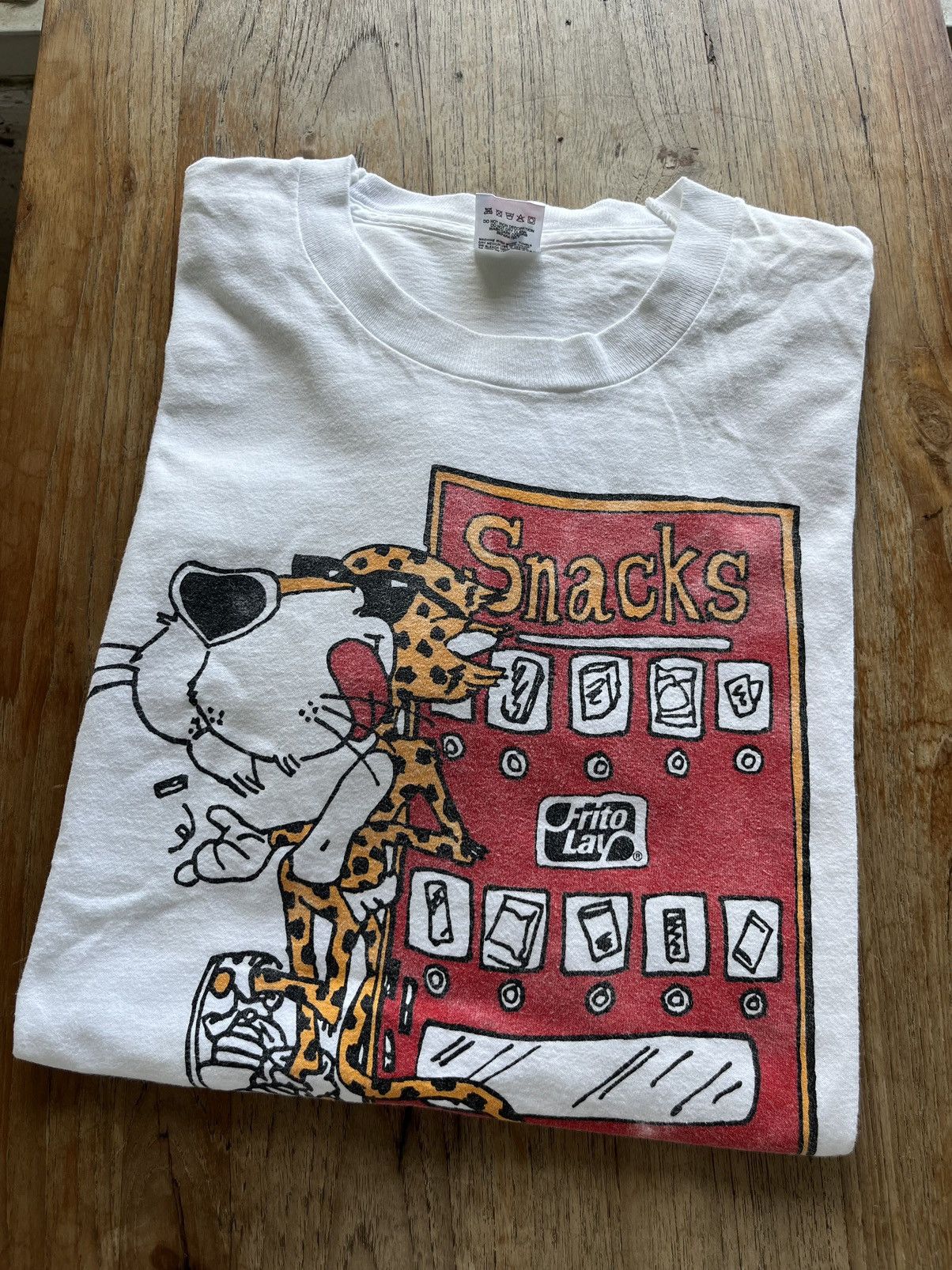 Junk Food × Vintage Vintage CHEETOS Snacks A cool dude who loves snack ...