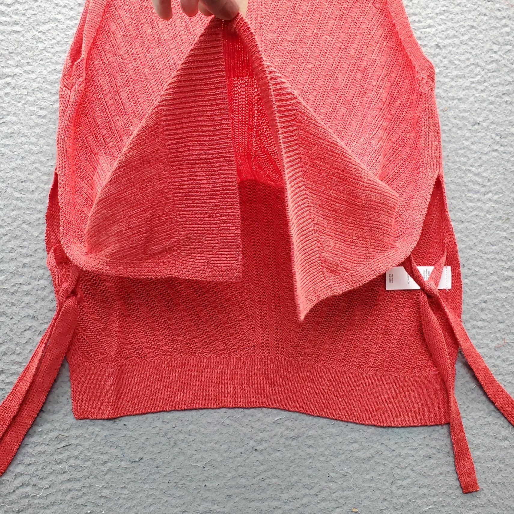 Lucky Brand Lucky Brand Knit Tank Top Womens XS Orange Sleeveless Round Neck Knitted Casual Shirt Size XS Women Size XS / US 0-2 / IT 36-38 - 4 Thumbnail