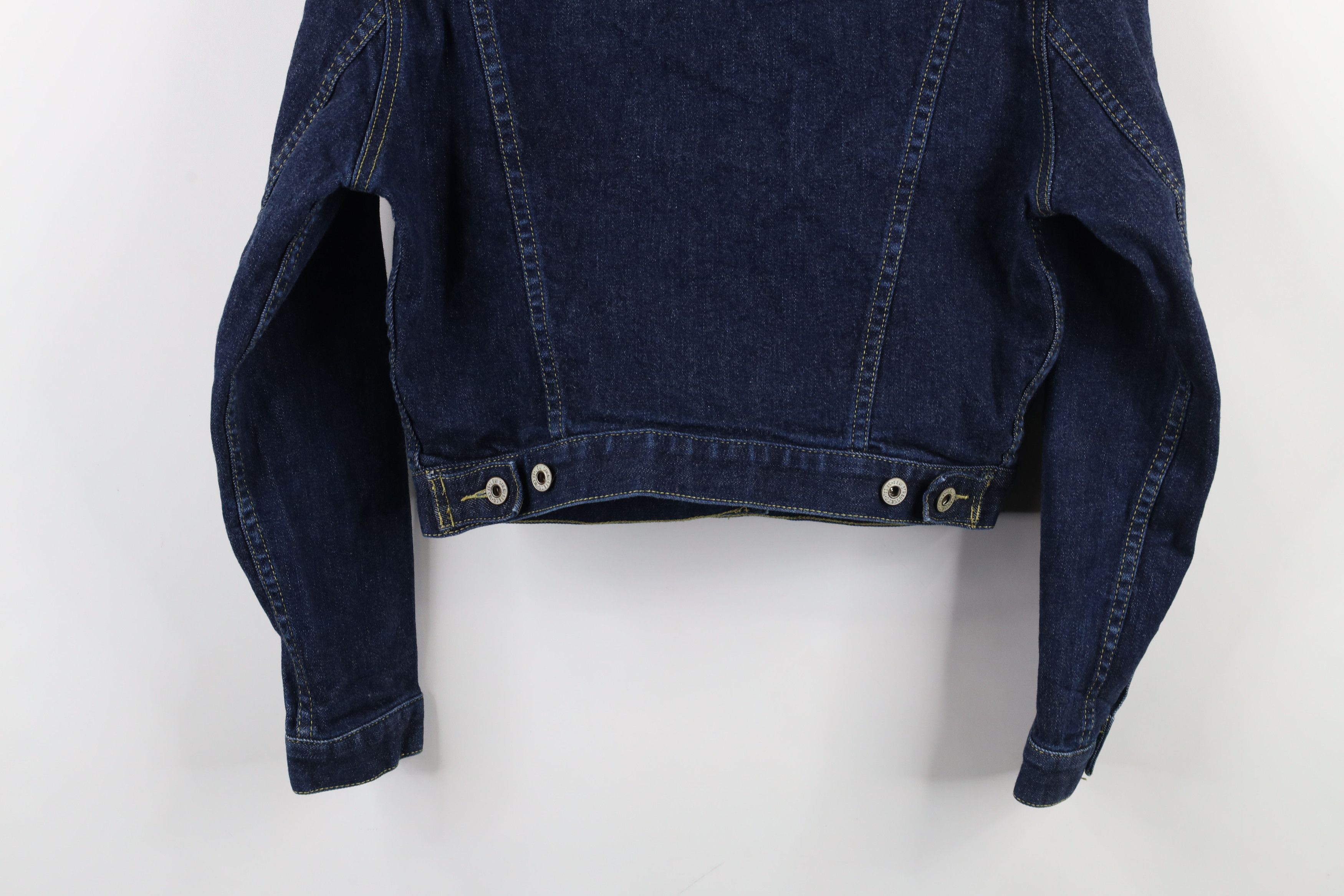 Levi's × Vintage Vintage Y2K 2000 Levis Denim Jean Trucker Jacket Blue Size S / US 4 / IT 40 - 14 Thumbnail