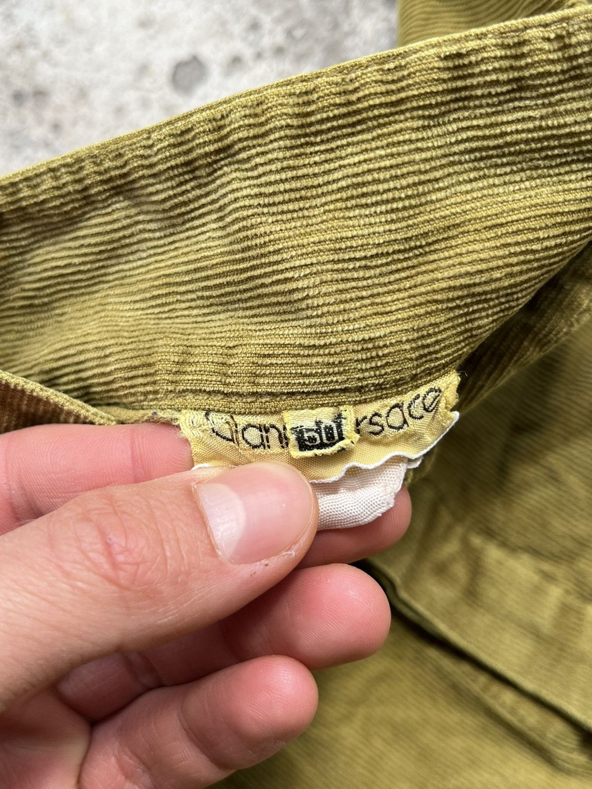 Versace 70s 🔥 Gianni Versace Faded Corduroy Shirt Thrashed Overshirt Size US L / EU 52-54 / 3 - 4 Thumbnail