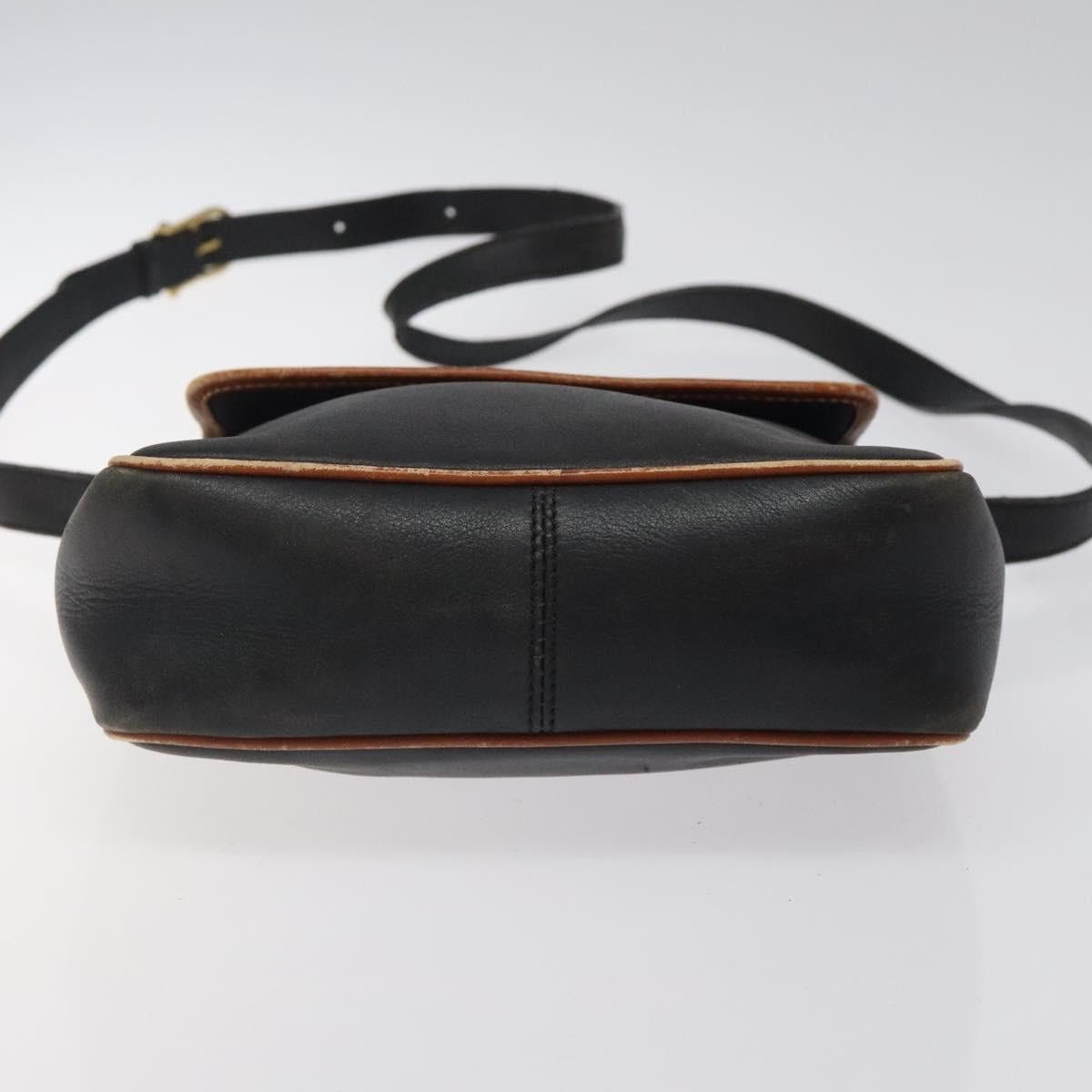 Celine CELINE Shoulder Bag Leather Black Gold Size ONE SIZE - 9 Thumbnail