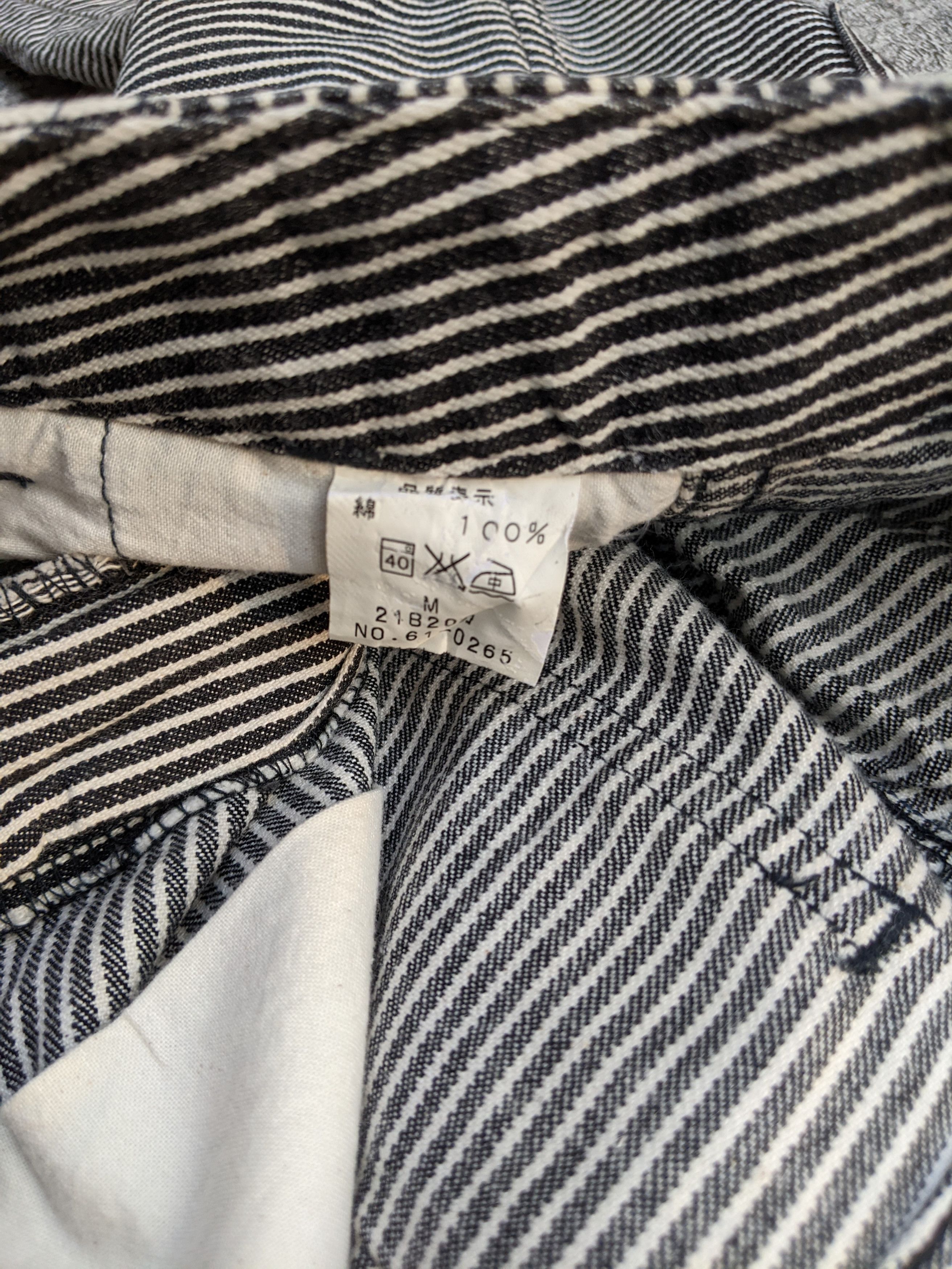 Japanese Brand × Johnbull John Bull Kojima Factory Japan Prisoner Hickory Stripe Pants Size 30" / US 8 / IT 44 - 7 Thumbnail