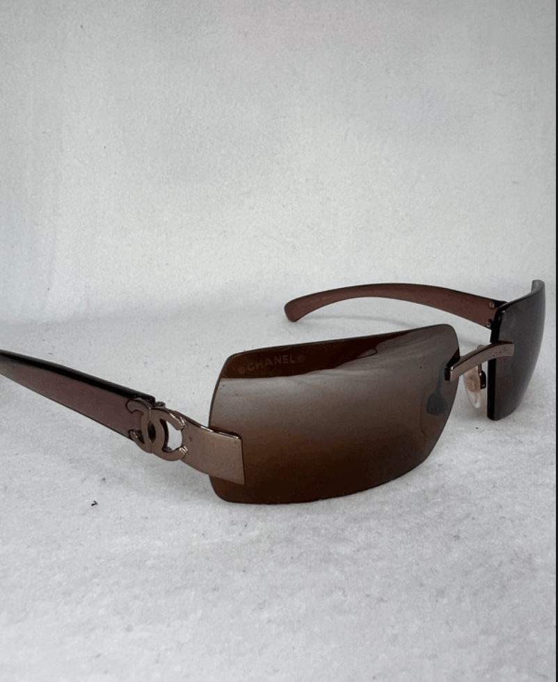 Chanel Chanel Sunglasses 4048 Rhinestone CC 4017 Rimless Vintage Size ONE SIZE - 2 Thumbnail