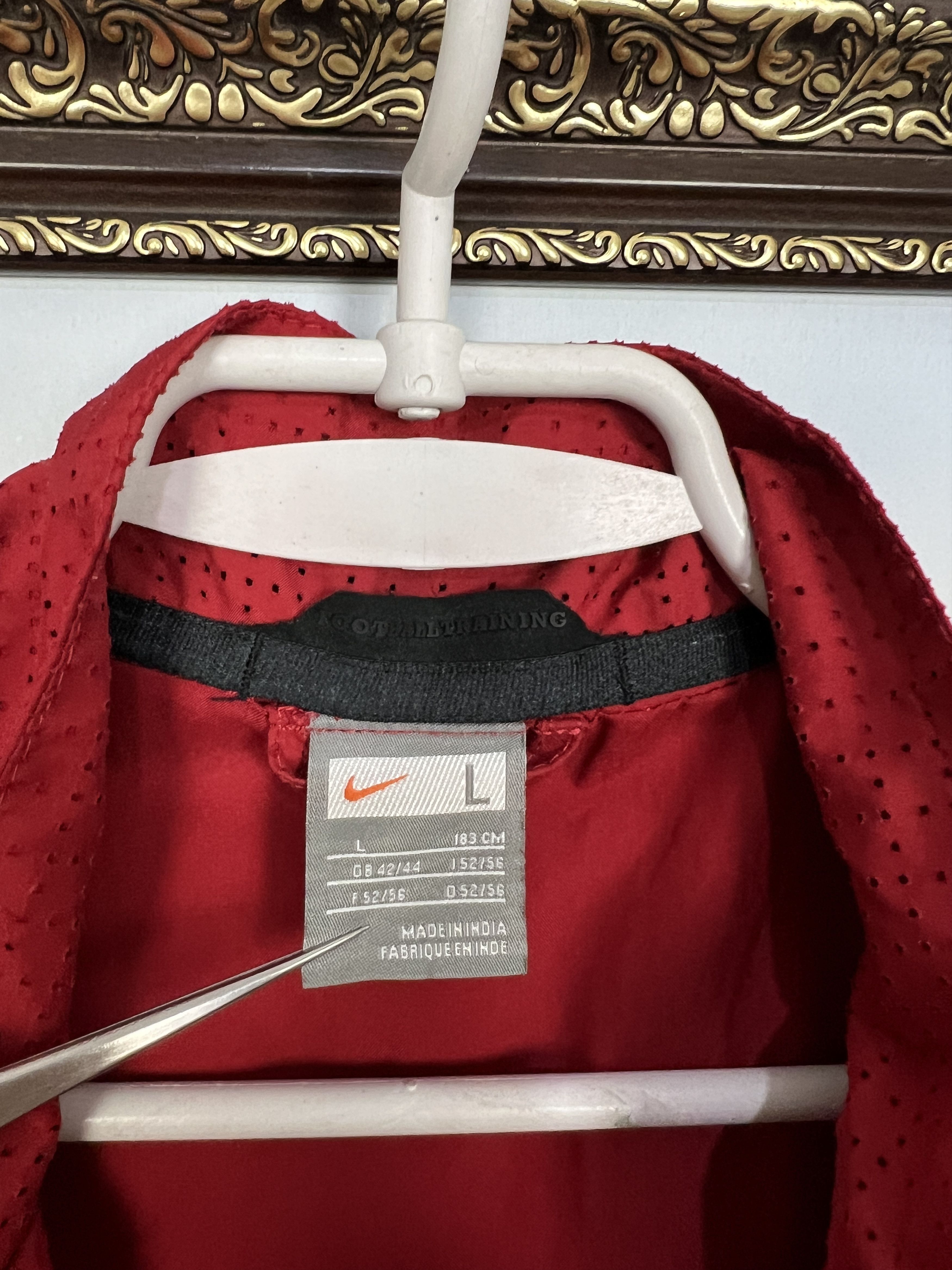 Nike Vintage Manchester United Football Jacket Soccer Track Top Size US L / EU 52-54 / 3 - 6 Thumbnail