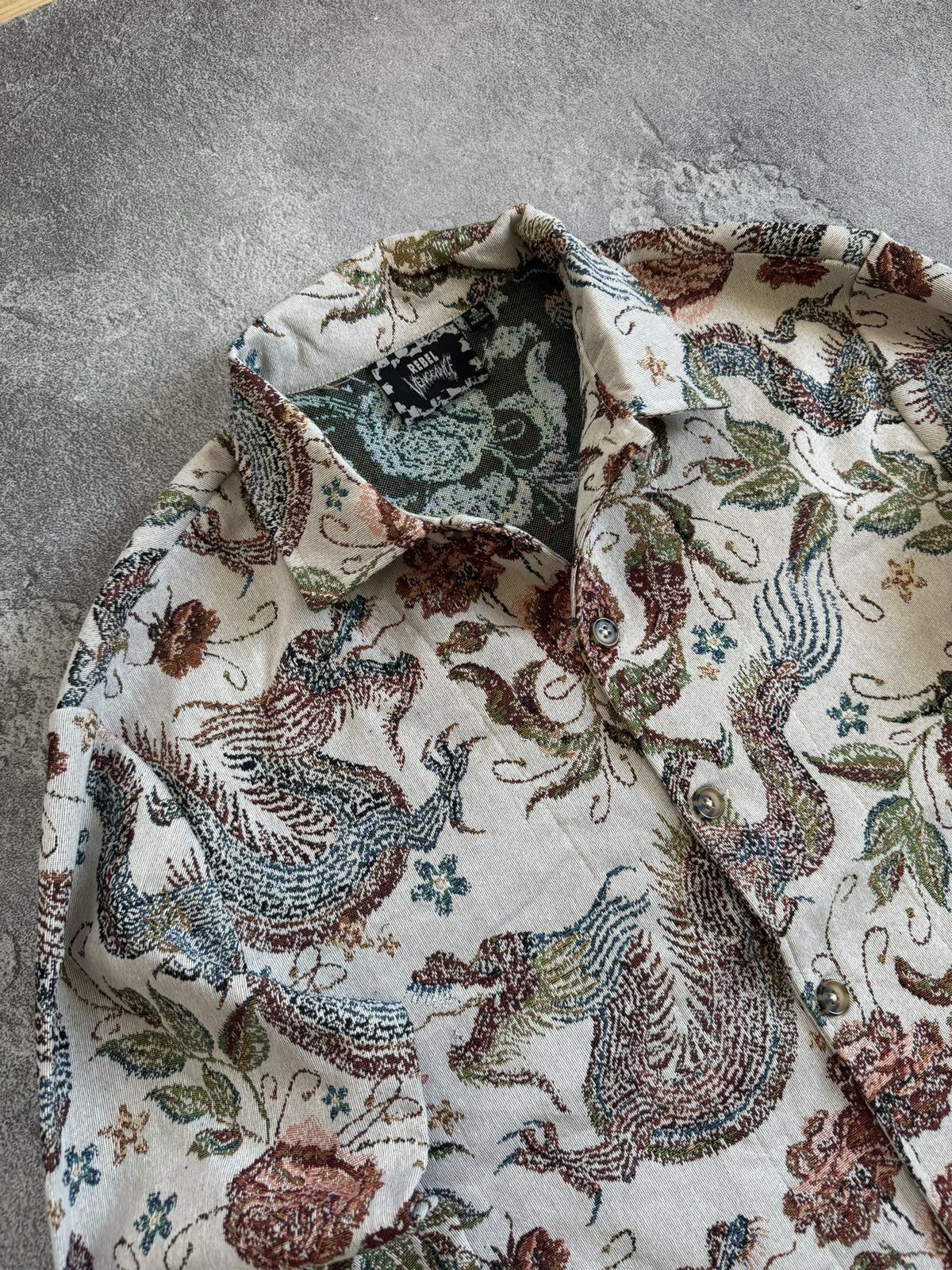 Jaded London Rebel Vengeance S/size all printed dragon 🐉 jacket overshirt Size US S / EU 44-46 / 1 - 2 Thumbnail