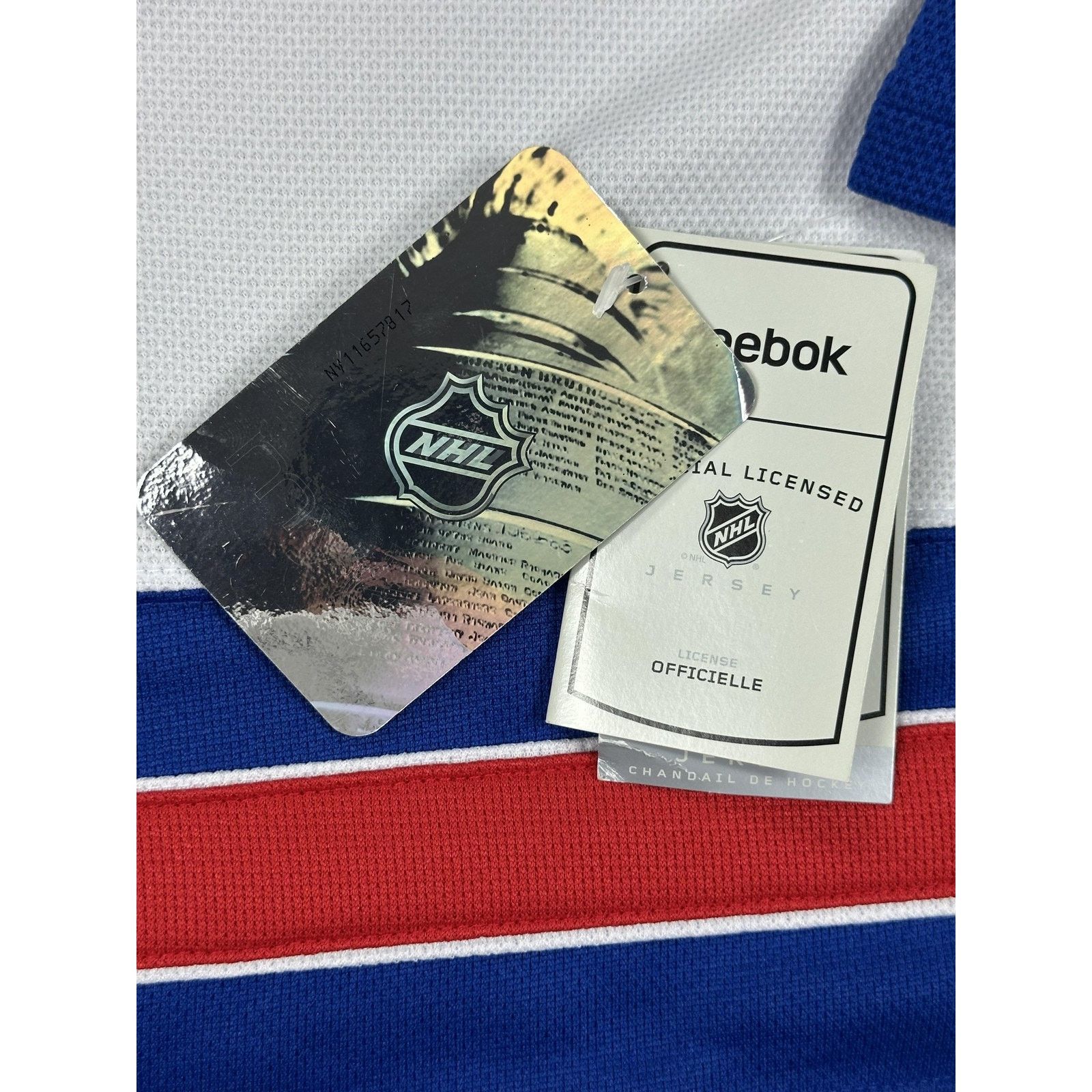 Reebok New York Rangers Jersey 2XL White NHL Premier Reebok New Size US XXL / EU 58 / 5 - 11 Thumbnail